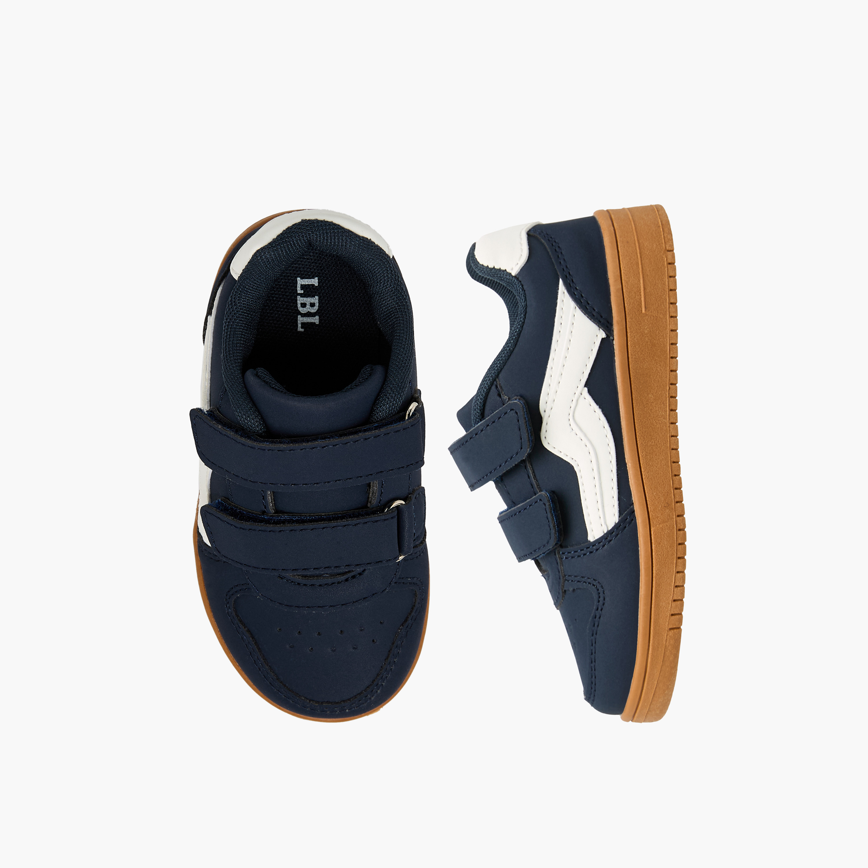 حذاء سنيكرز بشريط إغلاق لاصق للأولاد من إل بي إل من شو إكسبريس-boys-shoes-sneakers-image-1