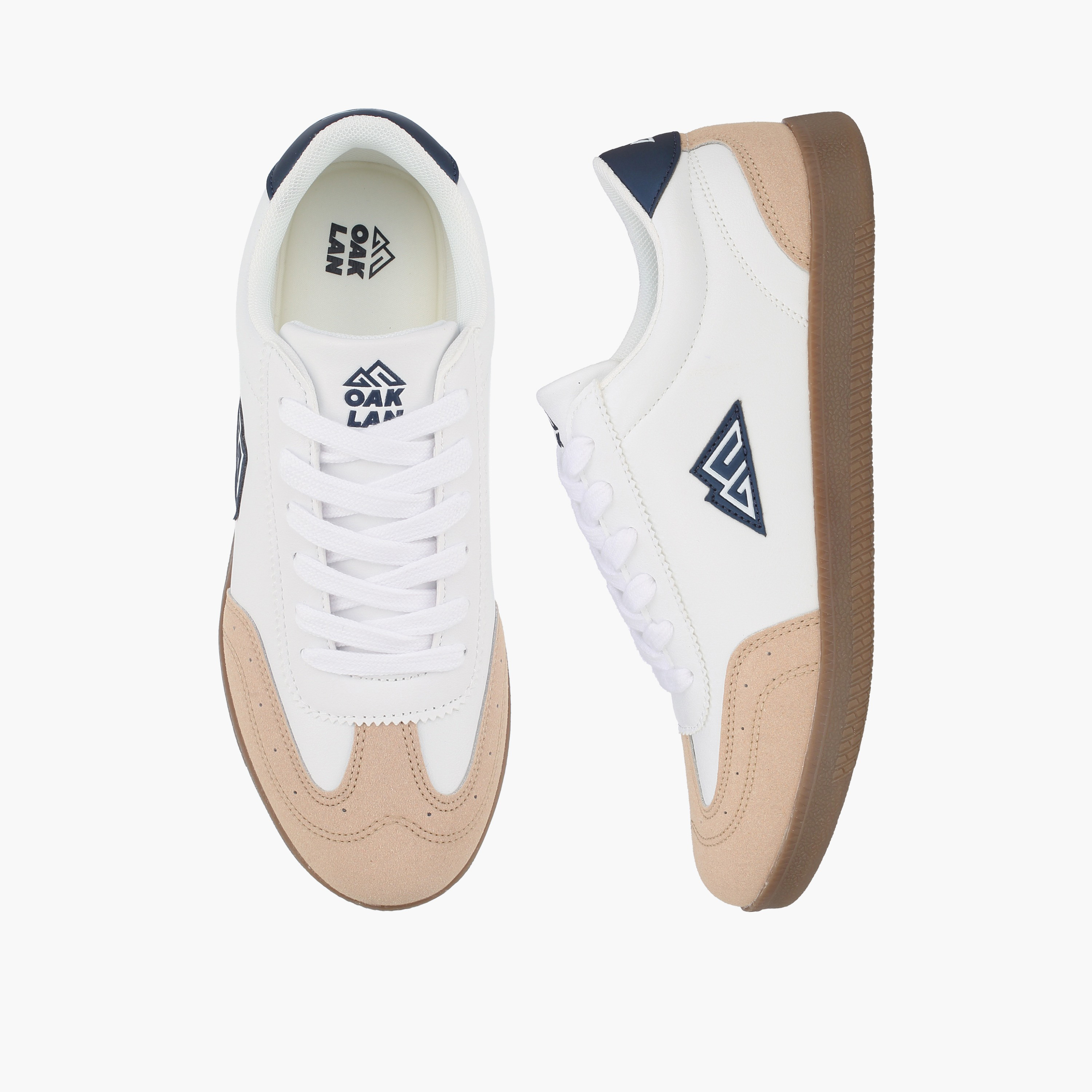 Oaklan by Shoexpress Colourblock Lace-Up Ankle Sneakers-women-shoes-sneakers-image-1