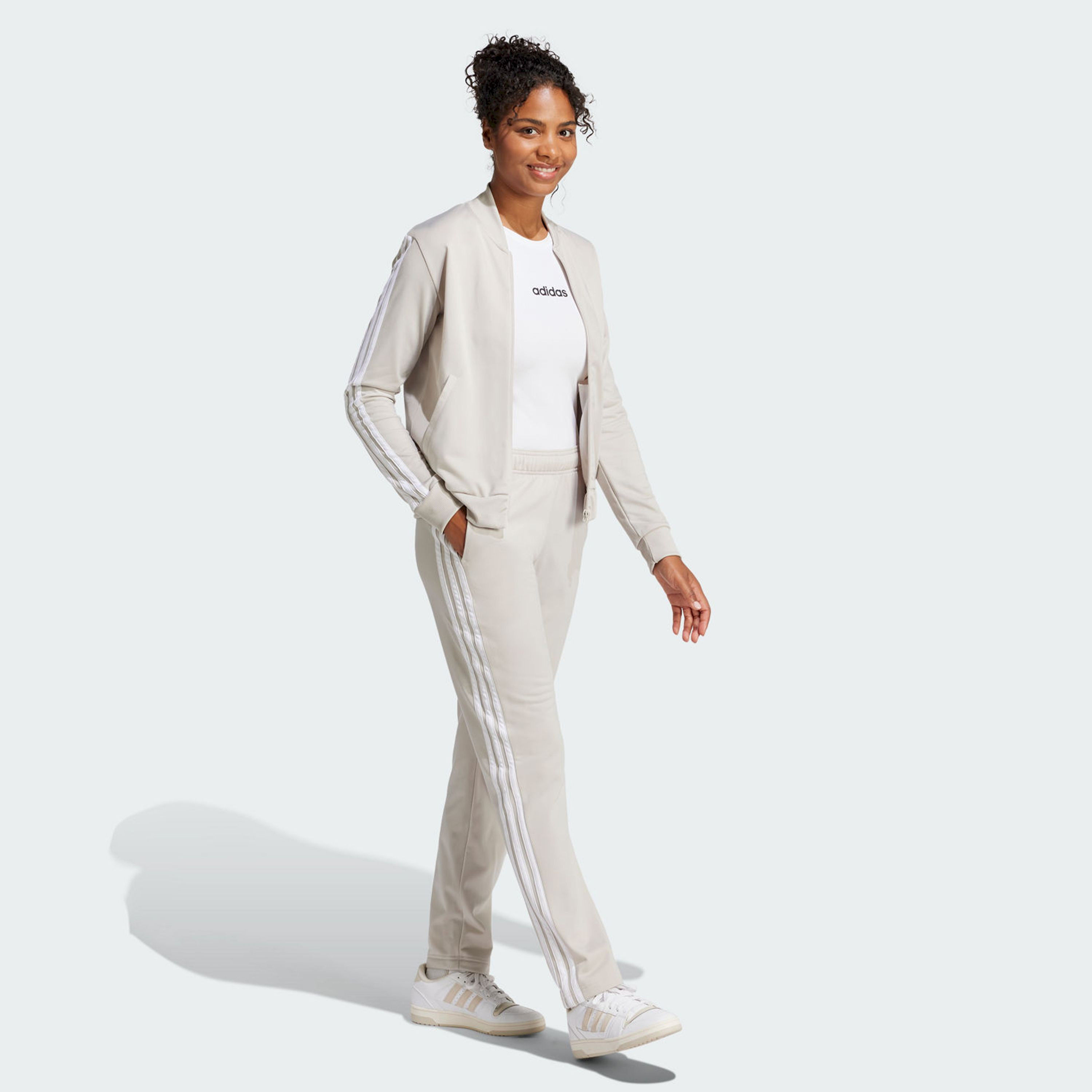 adidas Women's Essentials 3-Stripes Track Suit | OE-women-clothing-sportswearandactivewear-trackpantsandtracksuits-image-2