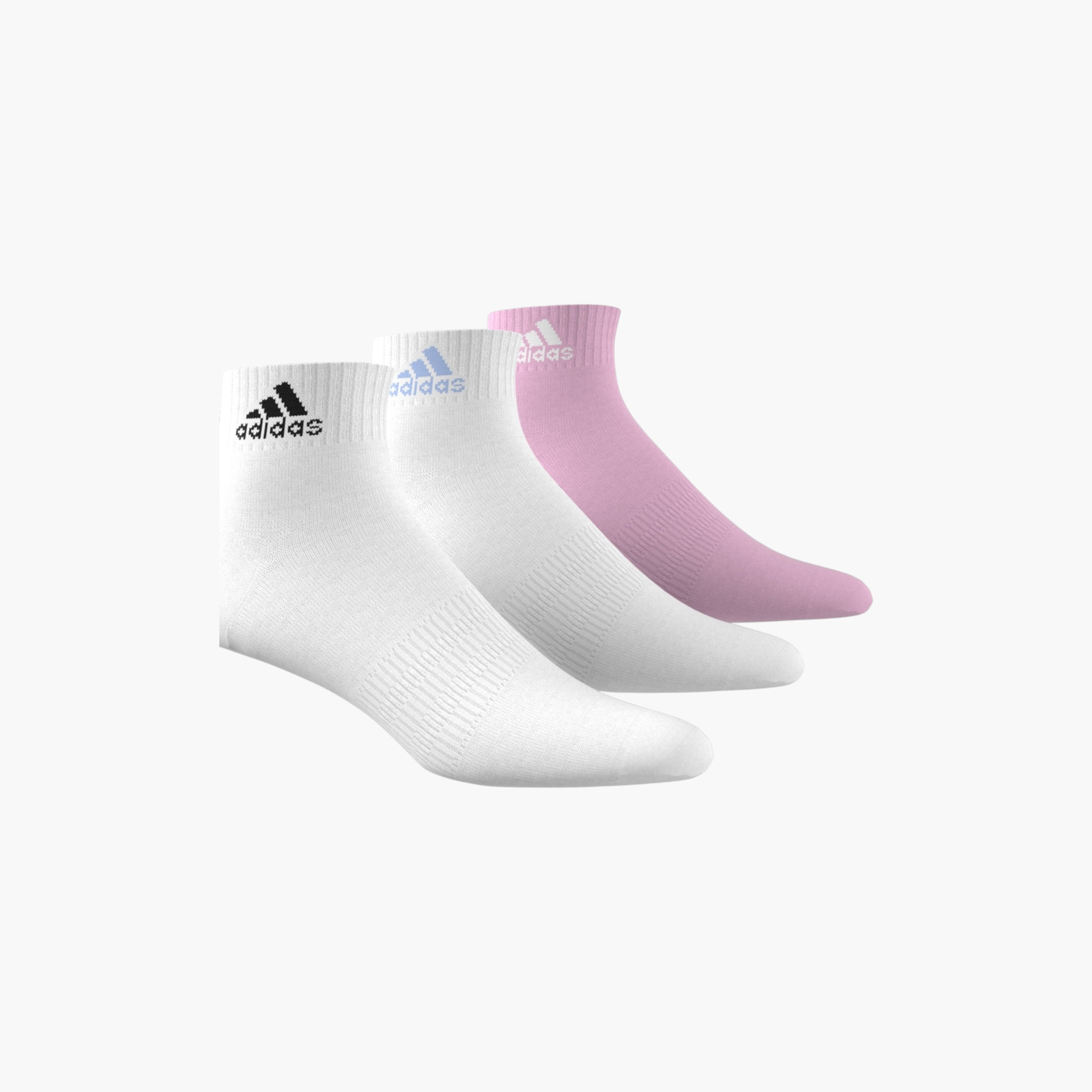 adidas Logo Print Ankle Length Socks - Set of 3-baby-girls-accessories-socks-image-2