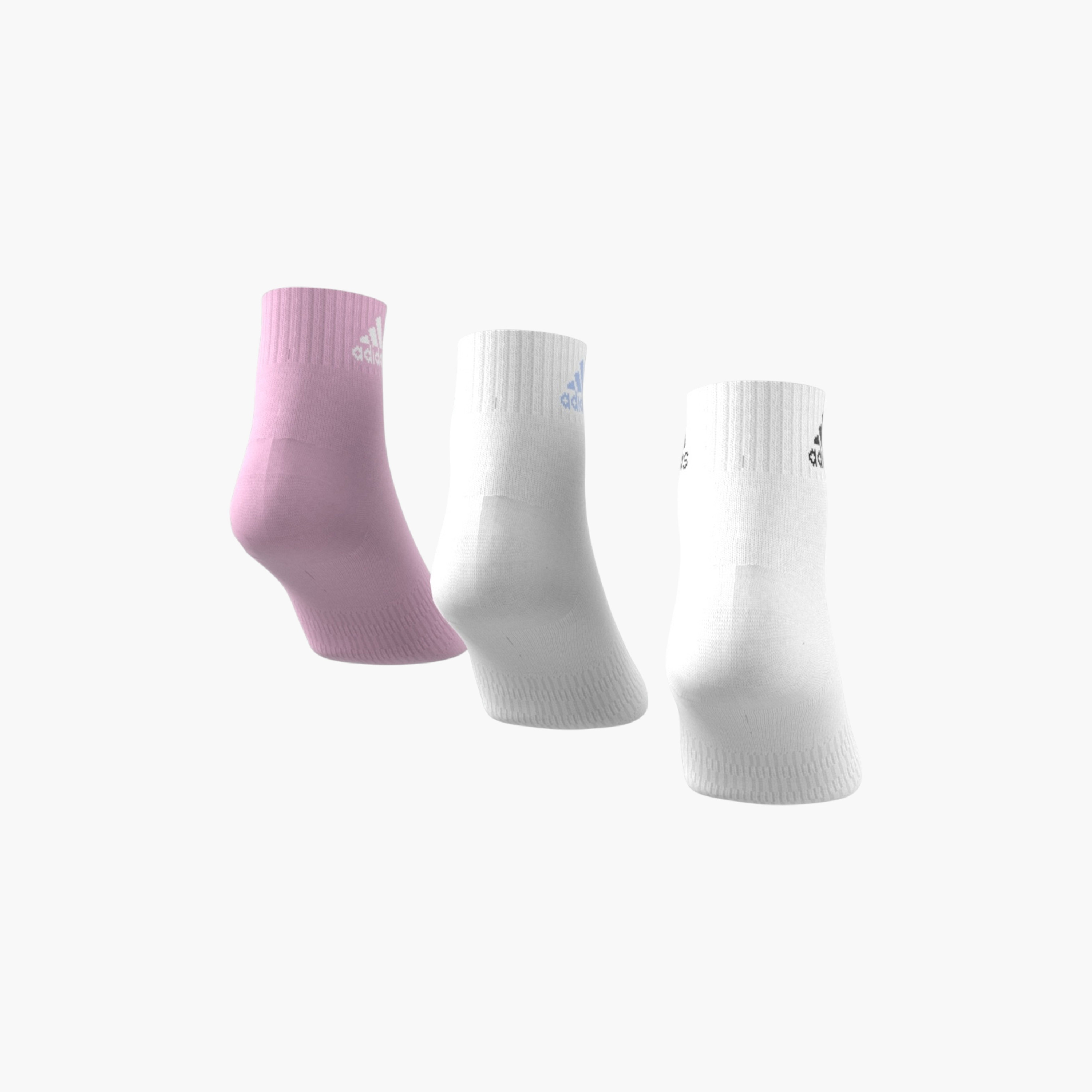 adidas Logo Print Ankle Length Socks - Set of 3-baby-girls-accessories-socks-image-4