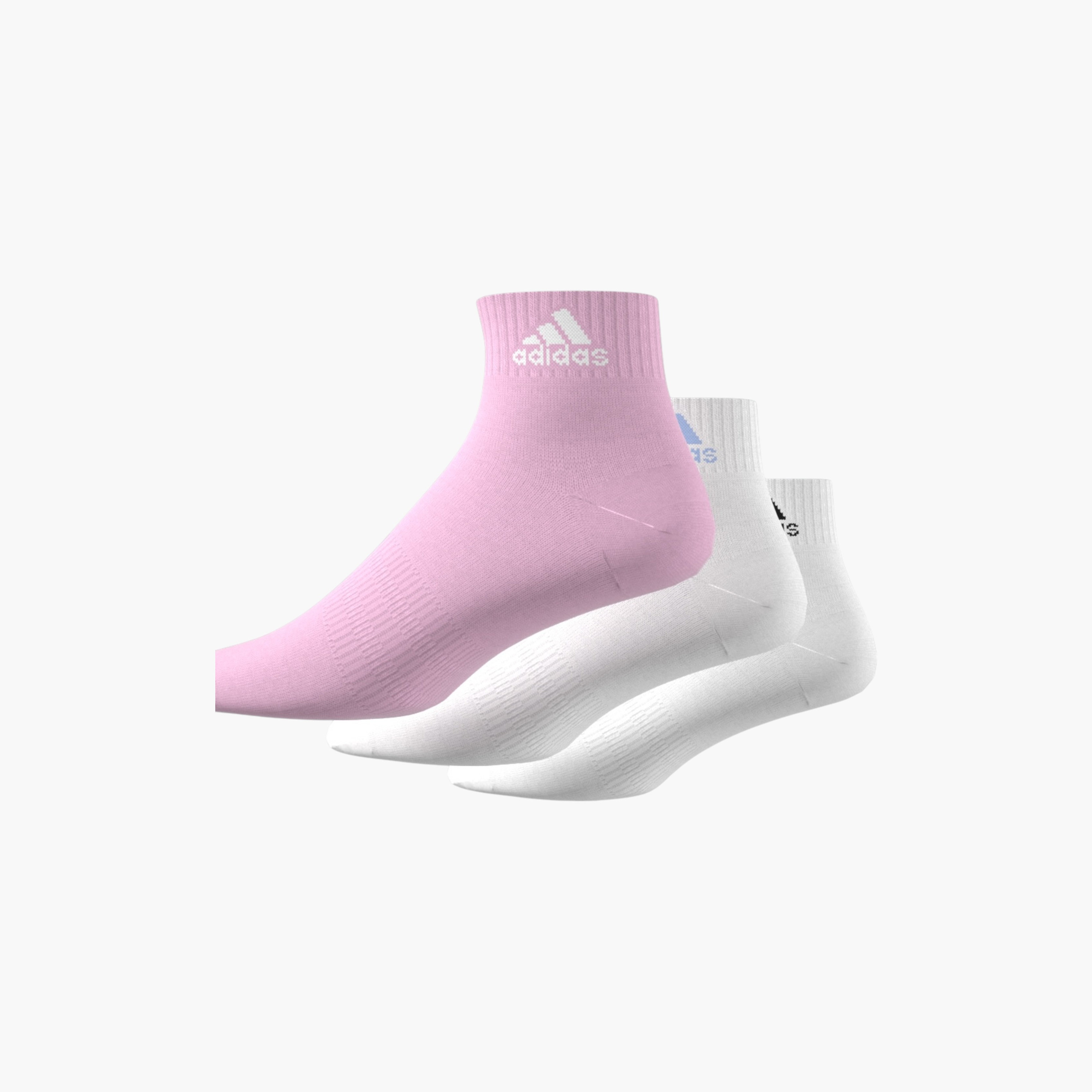 adidas Logo Print Ankle Length Socks - Set of 3-baby-girls-accessories-socks-image-6