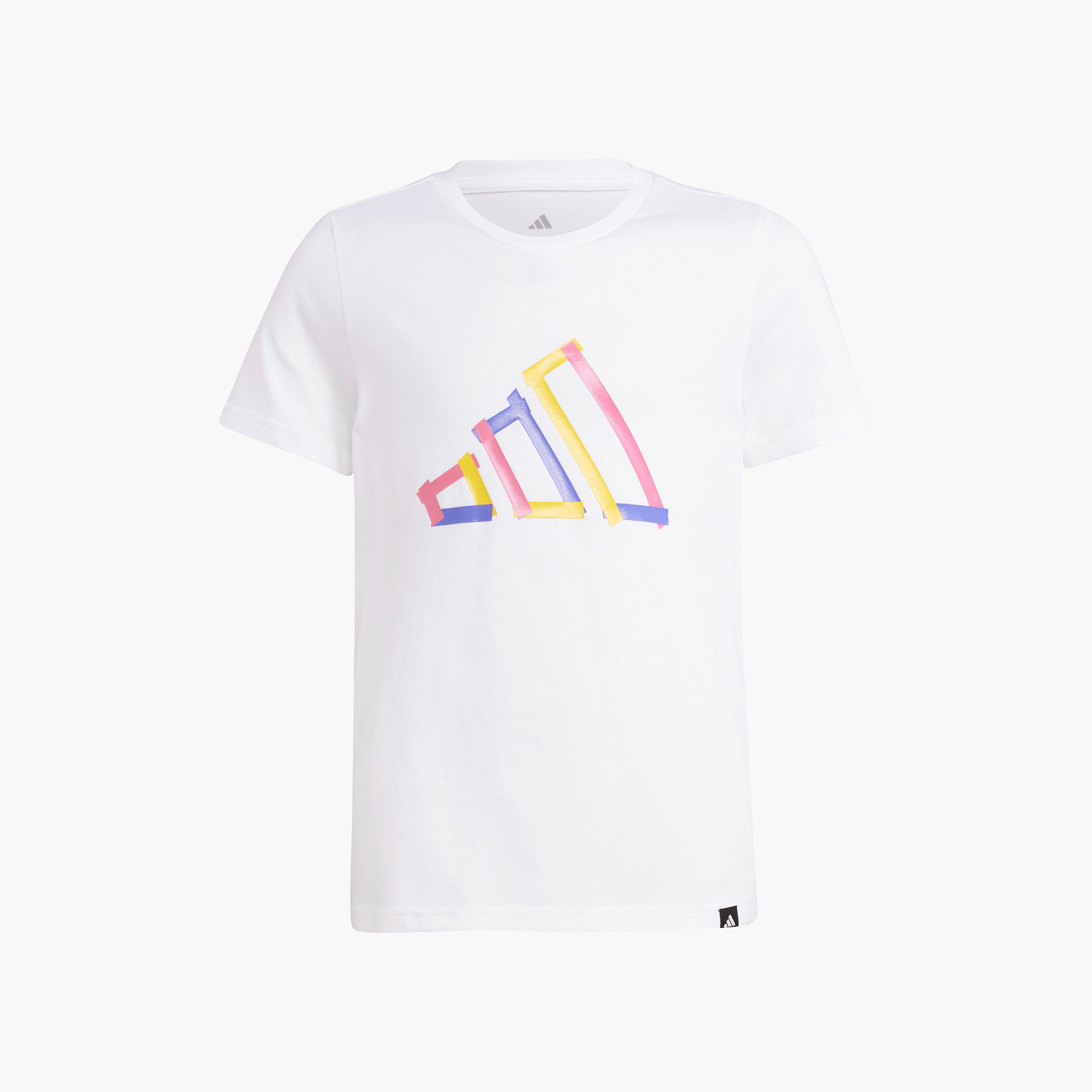 adidas Logo Print T-shirt with Short Sleeves-boys-clothing-sportswear-tops-image-8