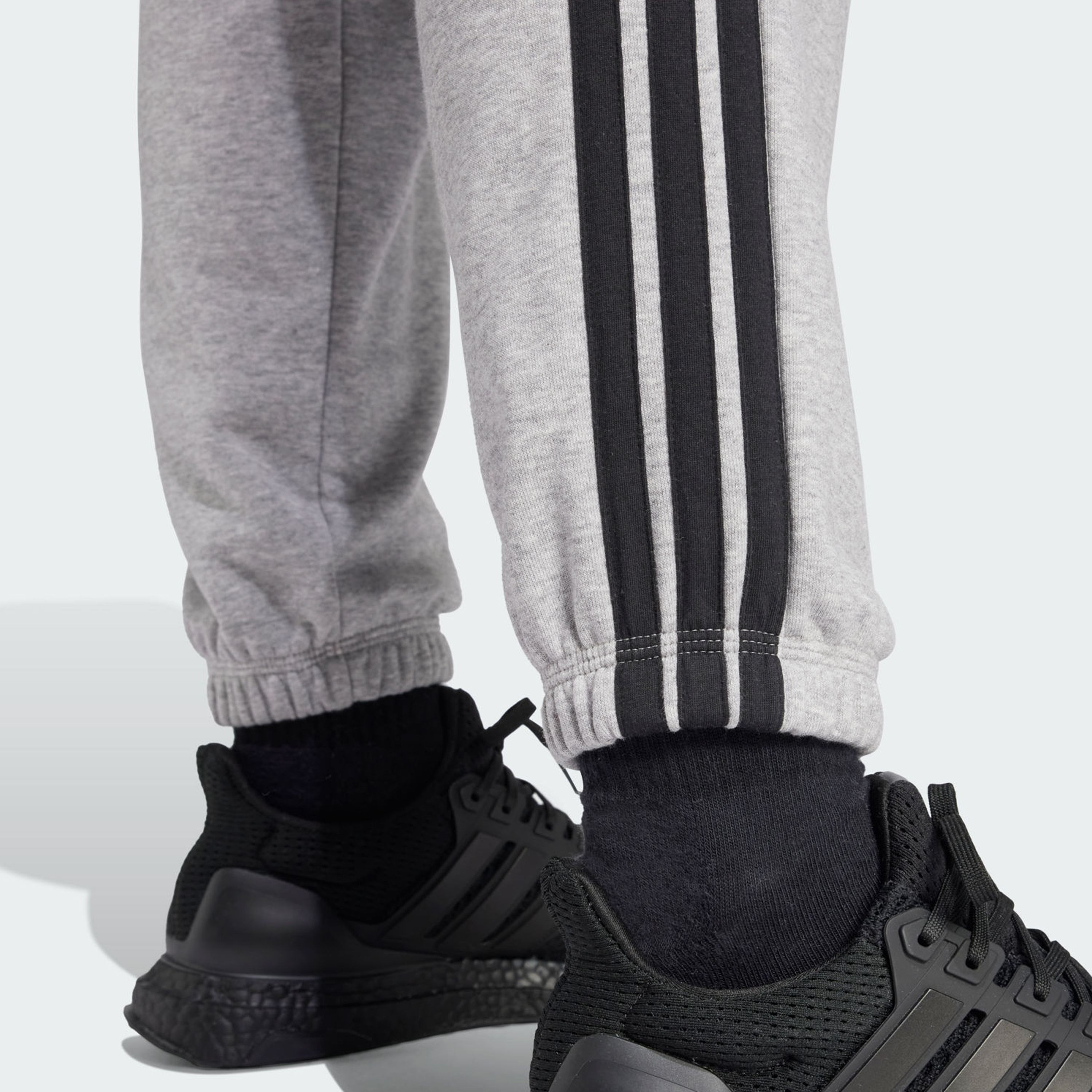 adidas Women's Essentials 3-Stripes French Terry Cuffed Joggers | OE-women-clothing-bottoms-joggers-image-4