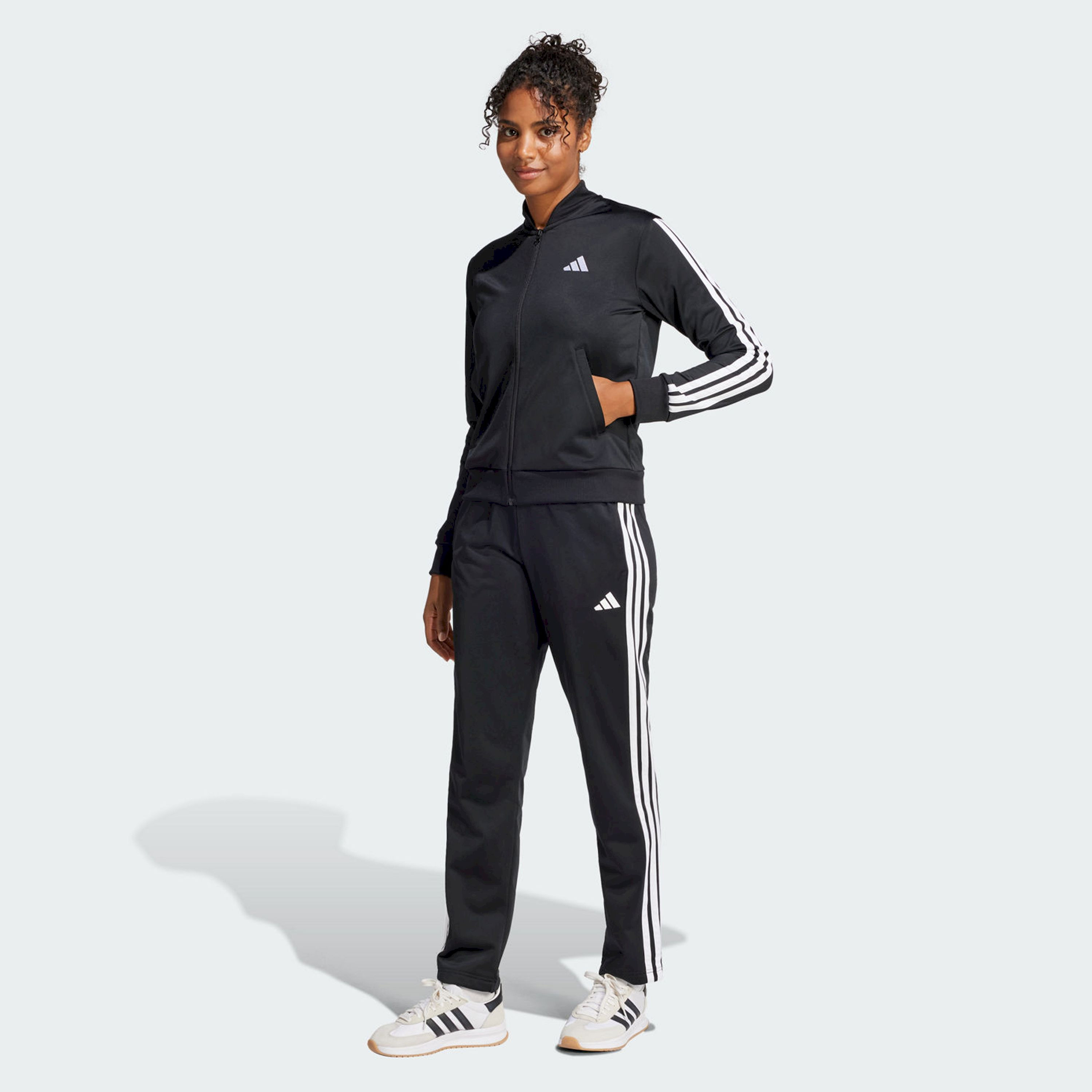 adidas Women's Essentials 3-Stripes Track Suit | OE-women-clothing-sportswearandactivewear-trackpantsandtracksuits-image-7