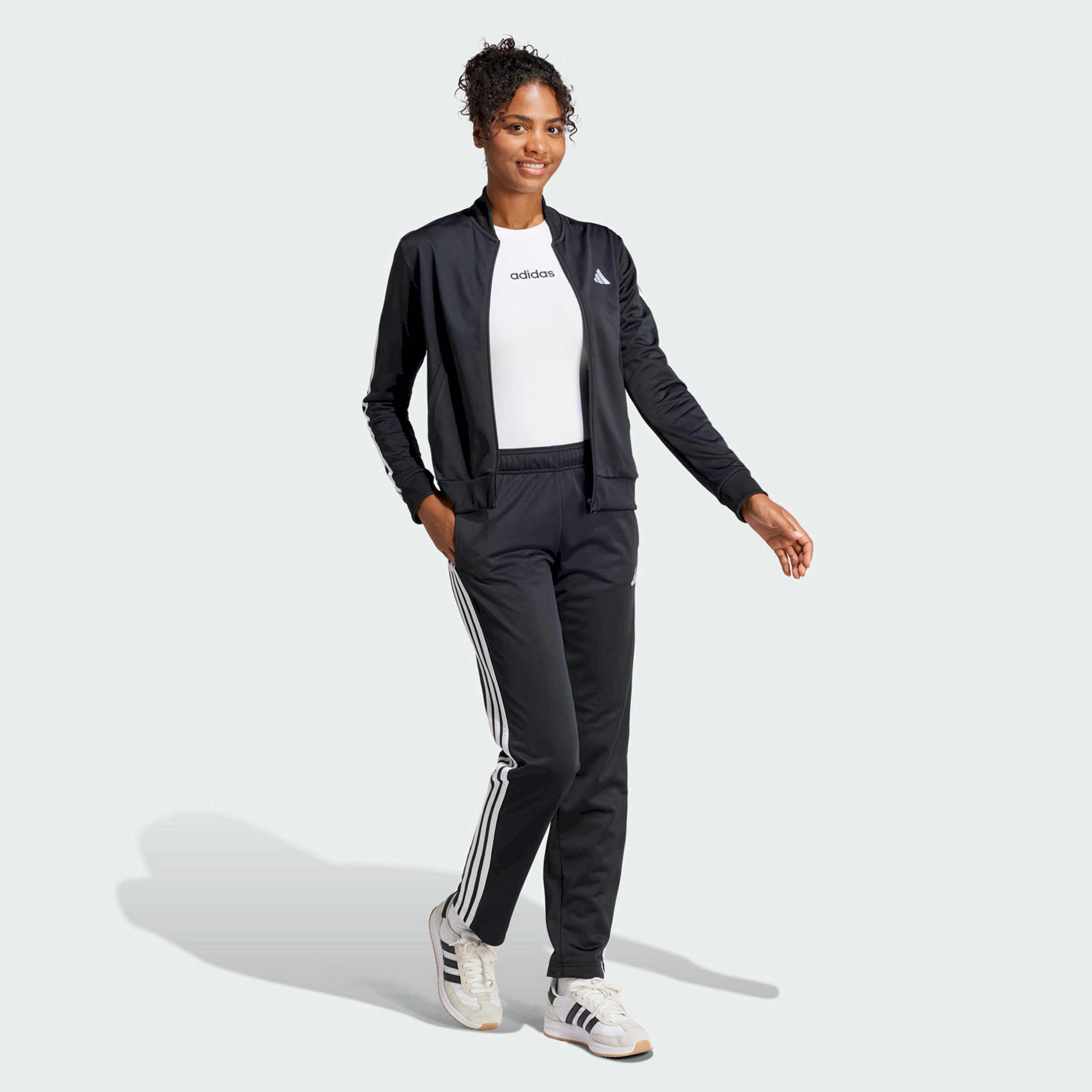 adidas Women's Essentials 3-Stripes Track Suit | OE-women-clothing-sportswearandactivewear-trackpantsandtracksuits-image-8