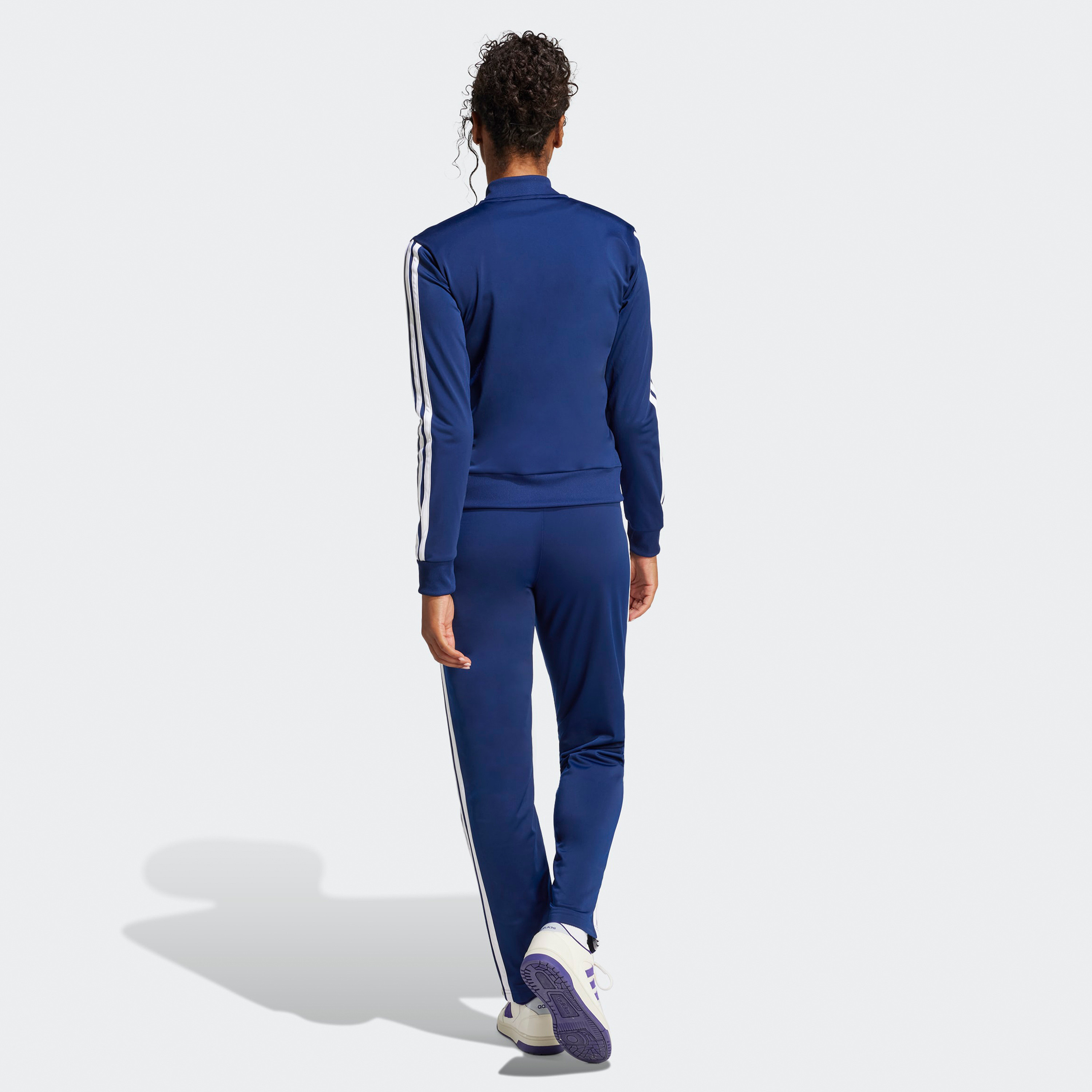 adidas Women's Essentials 3-Stripes Track Suit | OE-sports-women-clothing-trackpantsandtracksuits-image-3