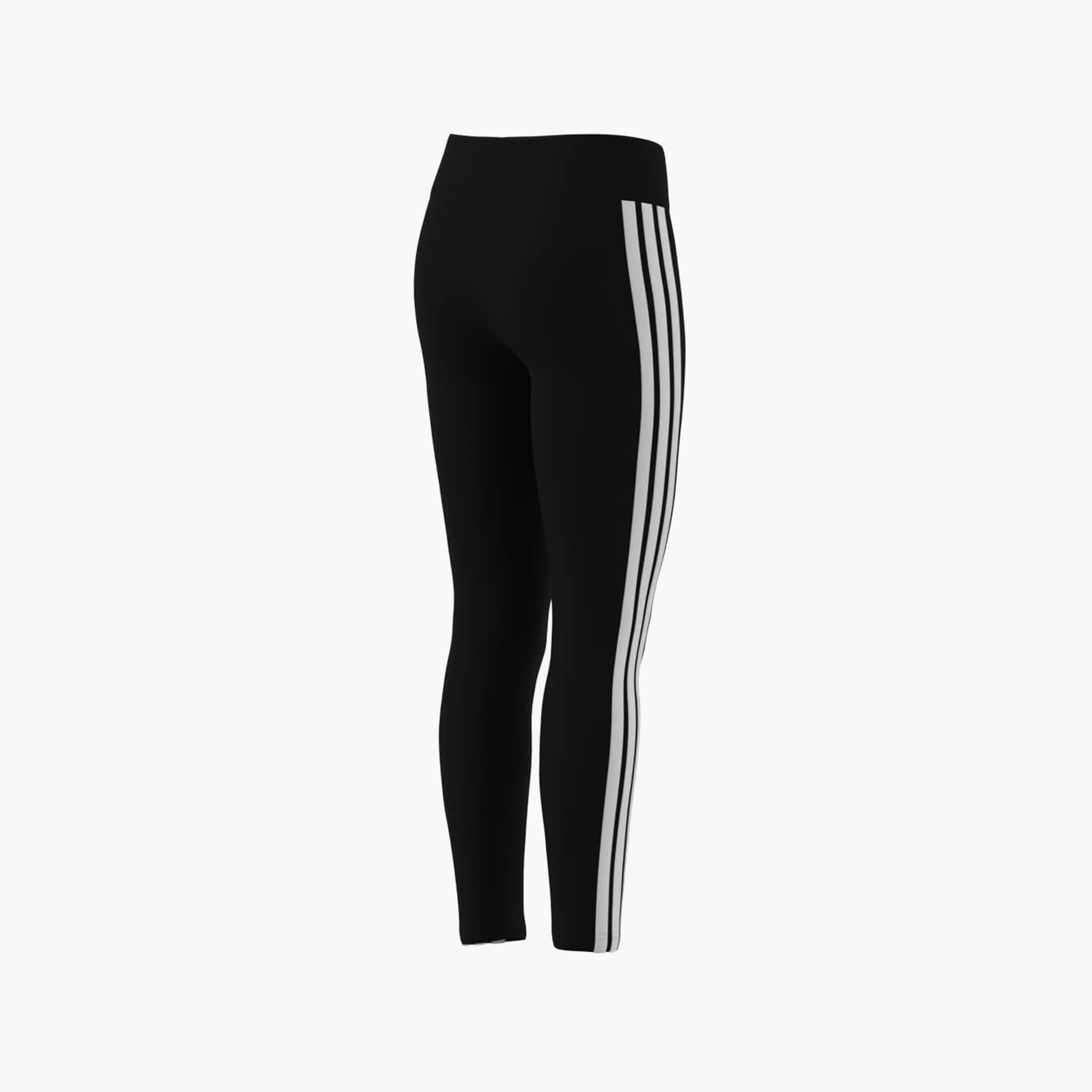 adidas Girls Leggings with Tape Detail -  Elastic Waist-girls-clothing-sportswear-bottoms-leggings-image-10