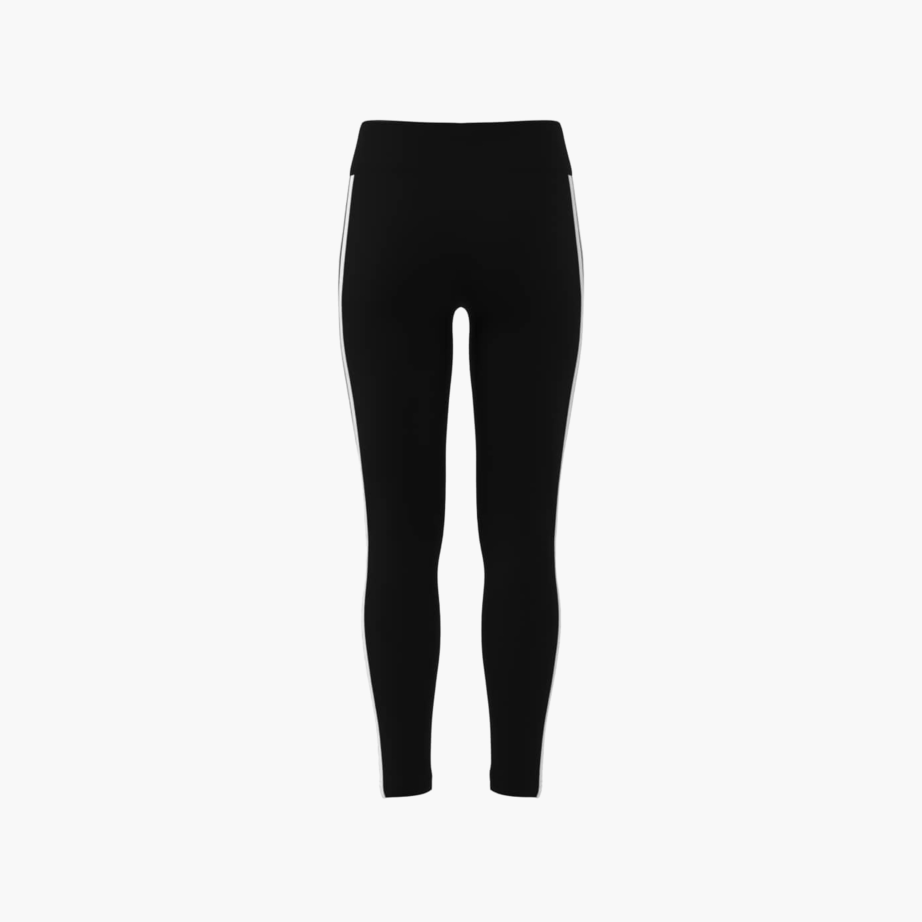 adidas Girls Leggings with Tape Detail -  Elastic Waist-girls-clothing-sportswear-bottoms-leggings-image-11