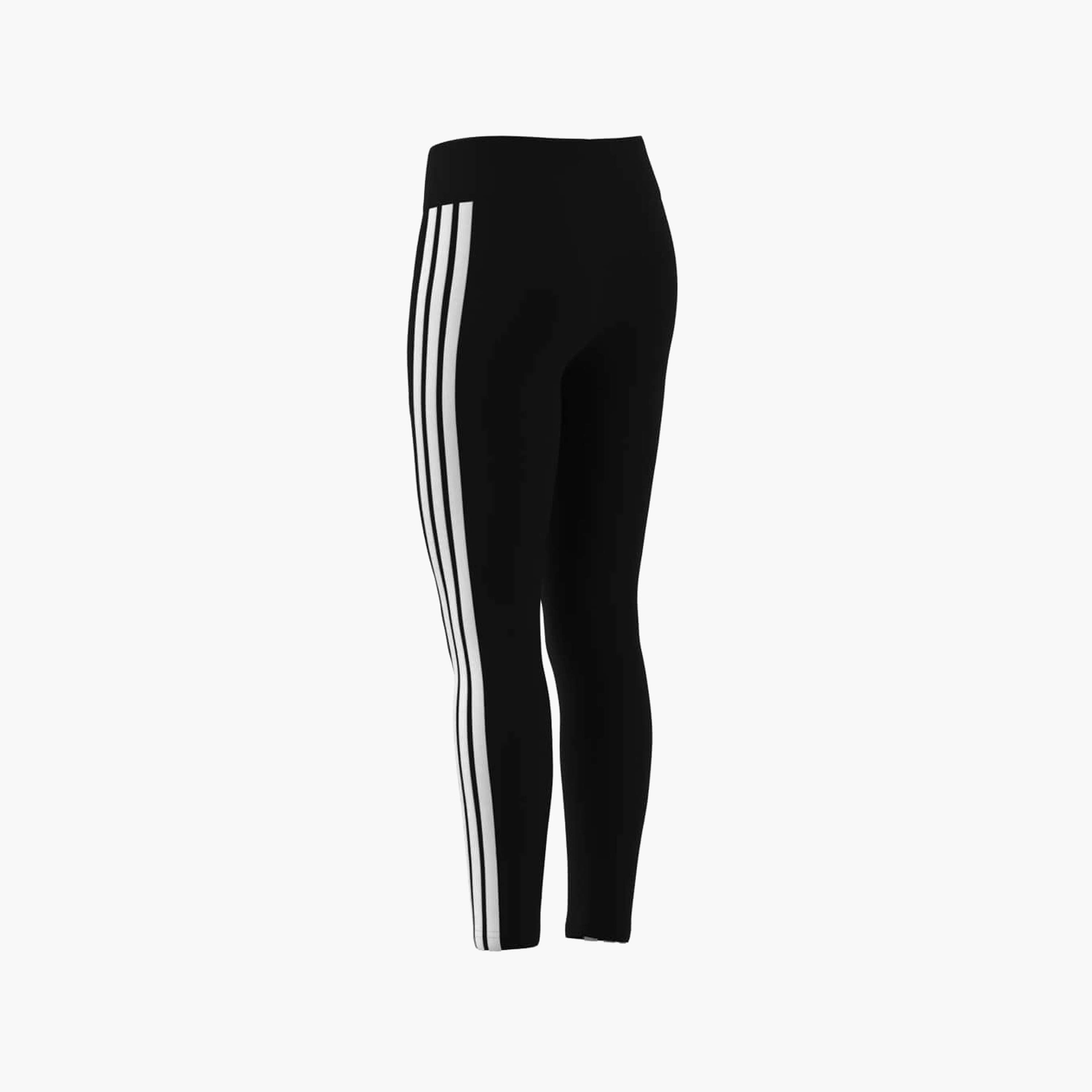 adidas Girls Leggings with Tape Detail -  Elastic Waist-girls-clothing-sportswear-bottoms-leggings-image-12