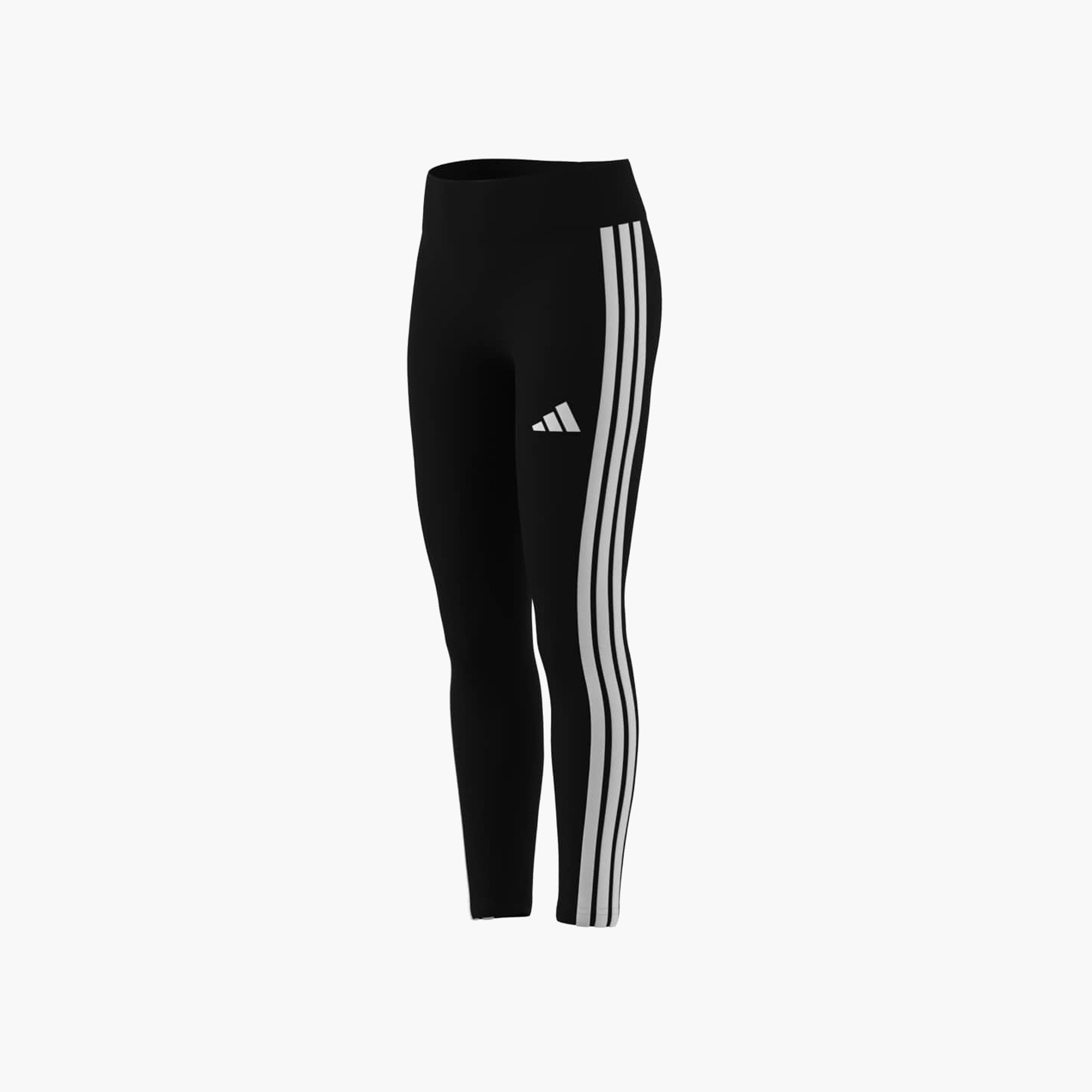 adidas Girls Leggings with Tape Detail -  Elastic Waist-girls-clothing-sportswear-bottoms-leggings-image-14