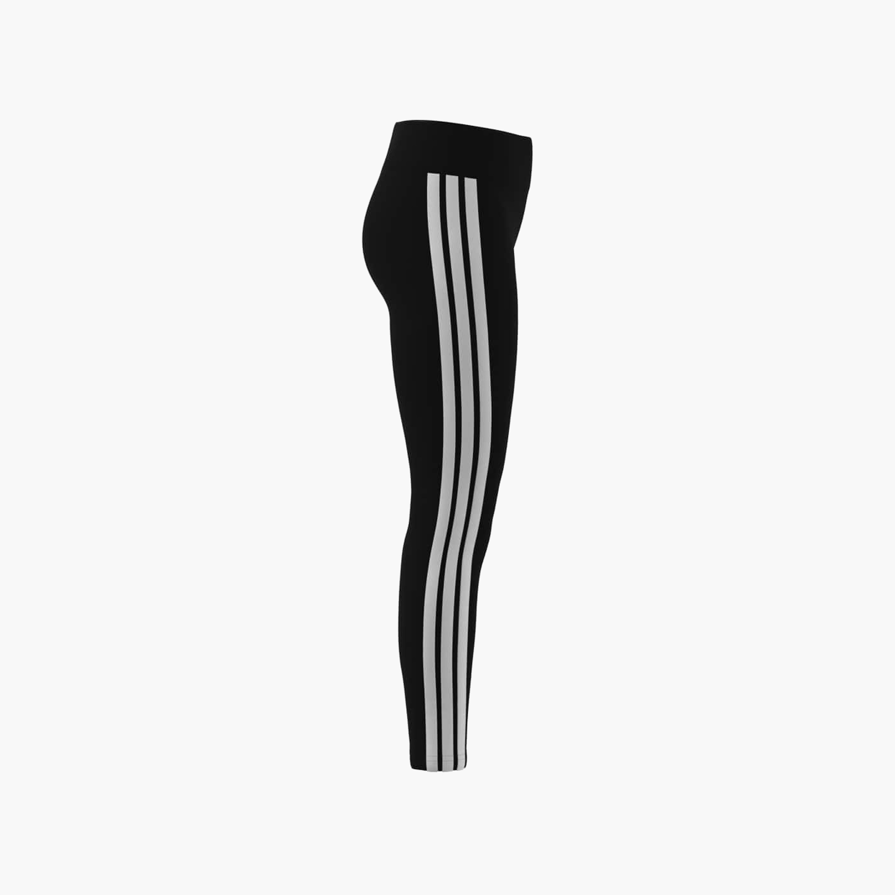 adidas Girls Leggings with Tape Detail -  Elastic Waist-girls-clothing-sportswear-bottoms-leggings-image-8