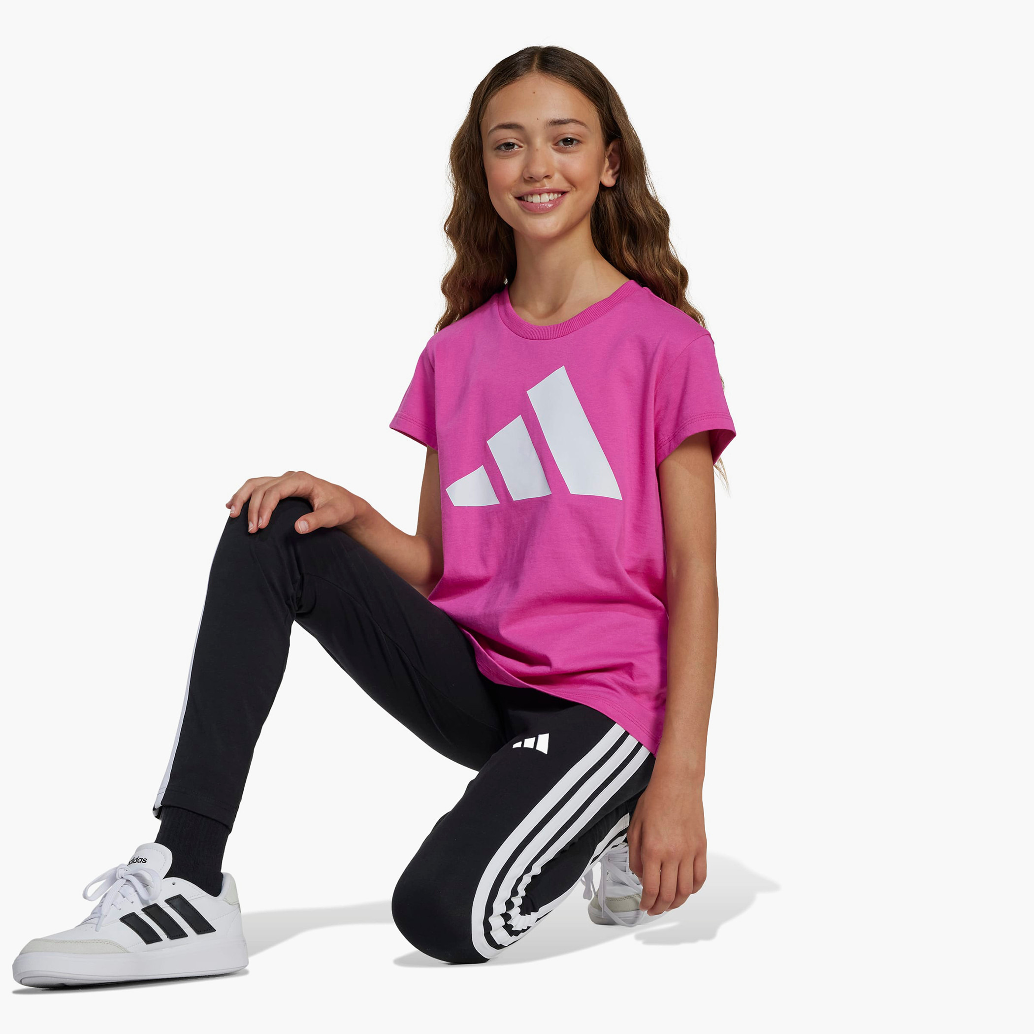 بنطلون ليقنز بطبعات شعار من أديداس-girls-clothing-sportswear-bottoms-leggings-image-4