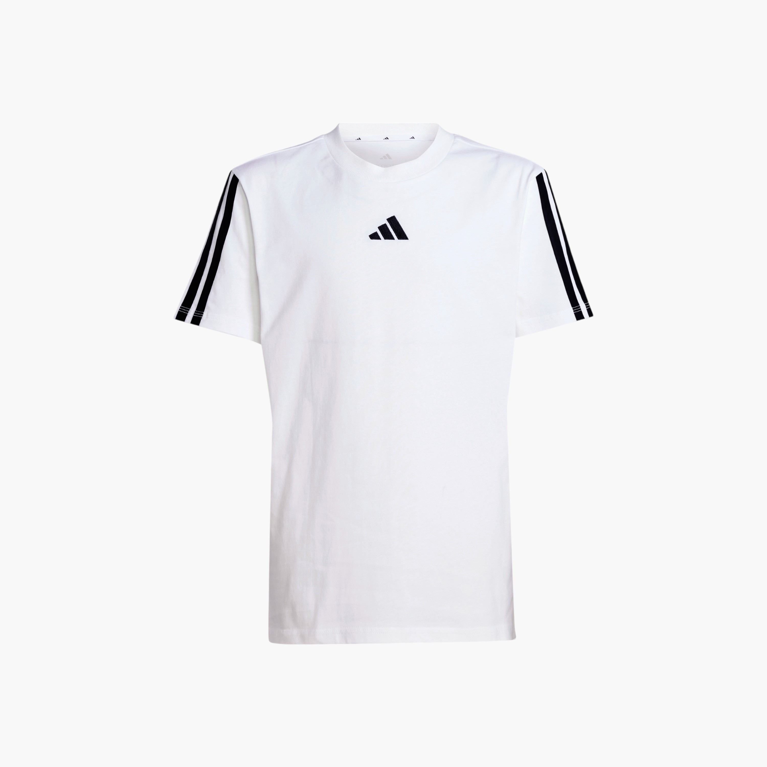 adidas Logo Print T-shirt with Crew Neck and Short Sleeves-boys-clothing-sportswear-tops-image-2