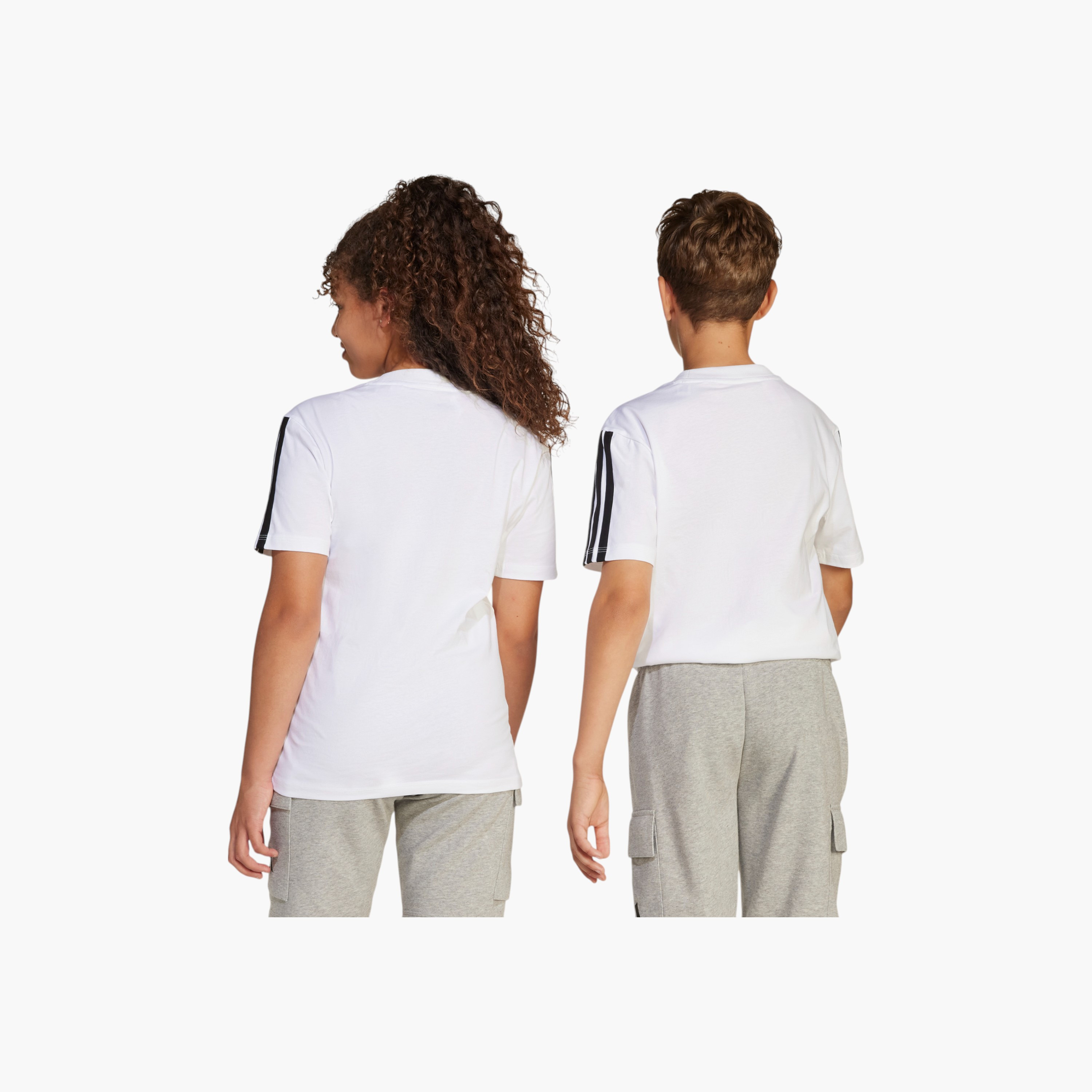 adidas Logo Print T-shirt with Crew Neck and Short Sleeves-boys-clothing-sportswear-tops-image-7
