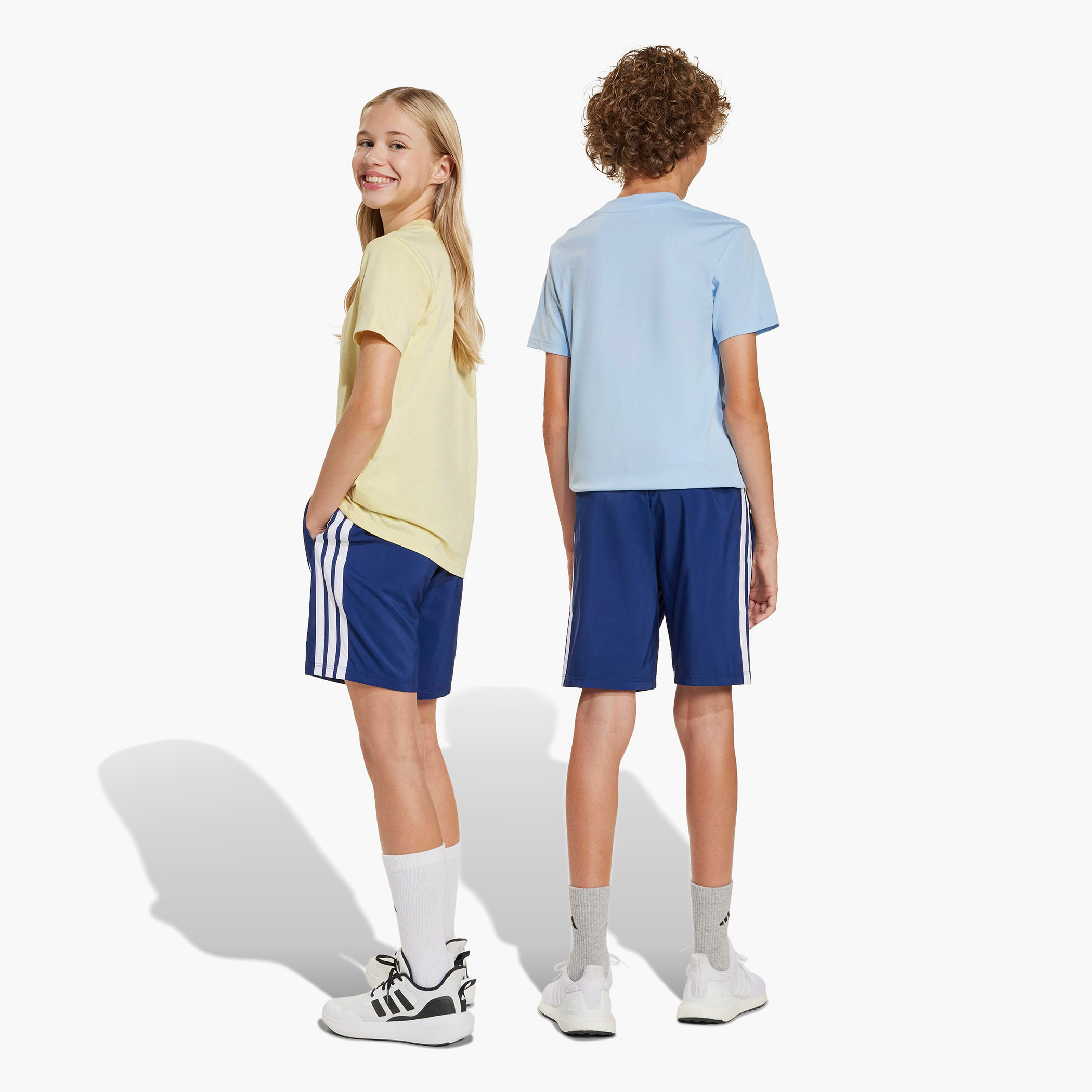 adidas Drawstring Waist Shorts with Logo Print-sports-boys-clothing-bottoms-shorts-image-8
