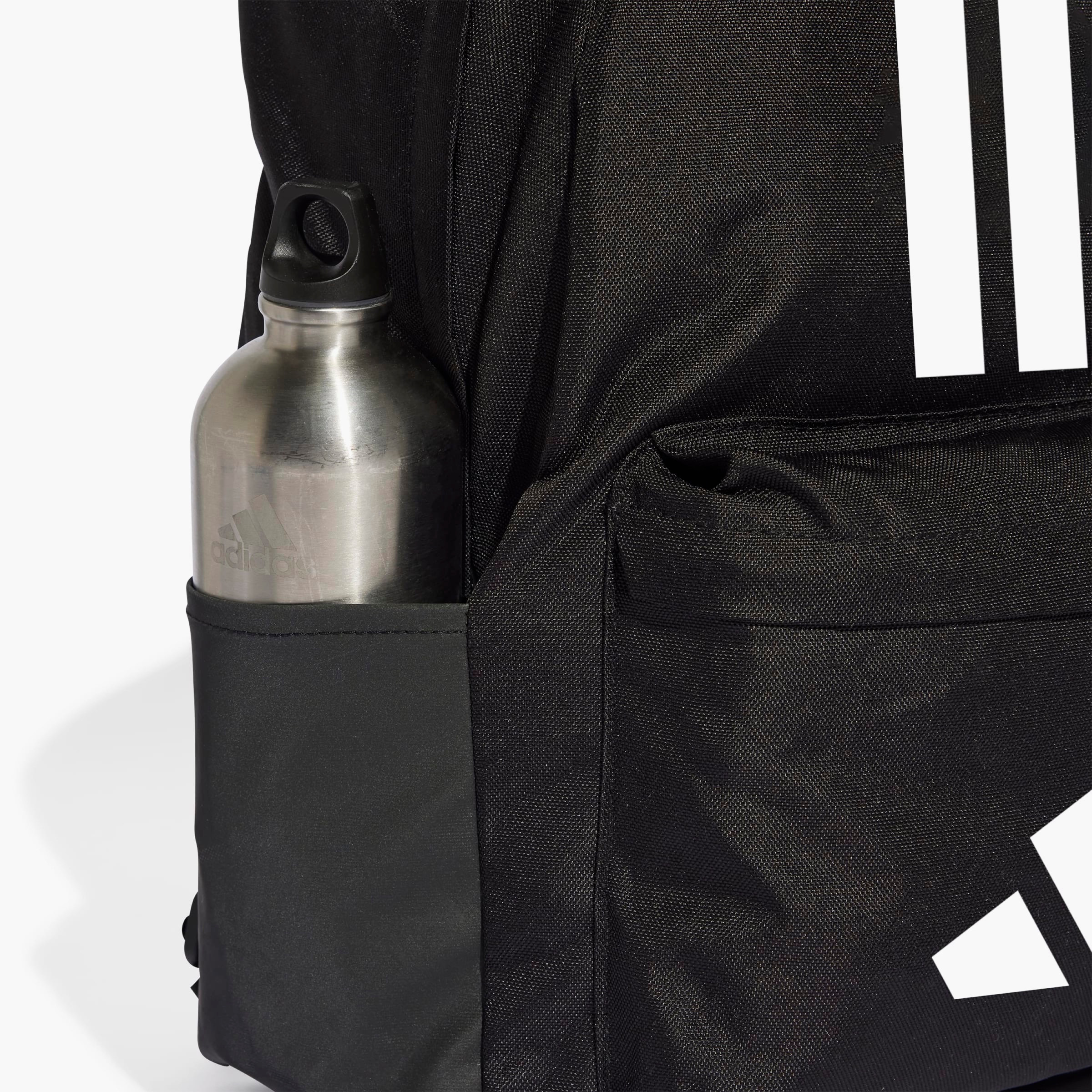 adidas Logo Print School Backpack with Adjustable Shoulder Straps - 15x31x44 cm-school-bagsandbackpacks-backpacks-image-3