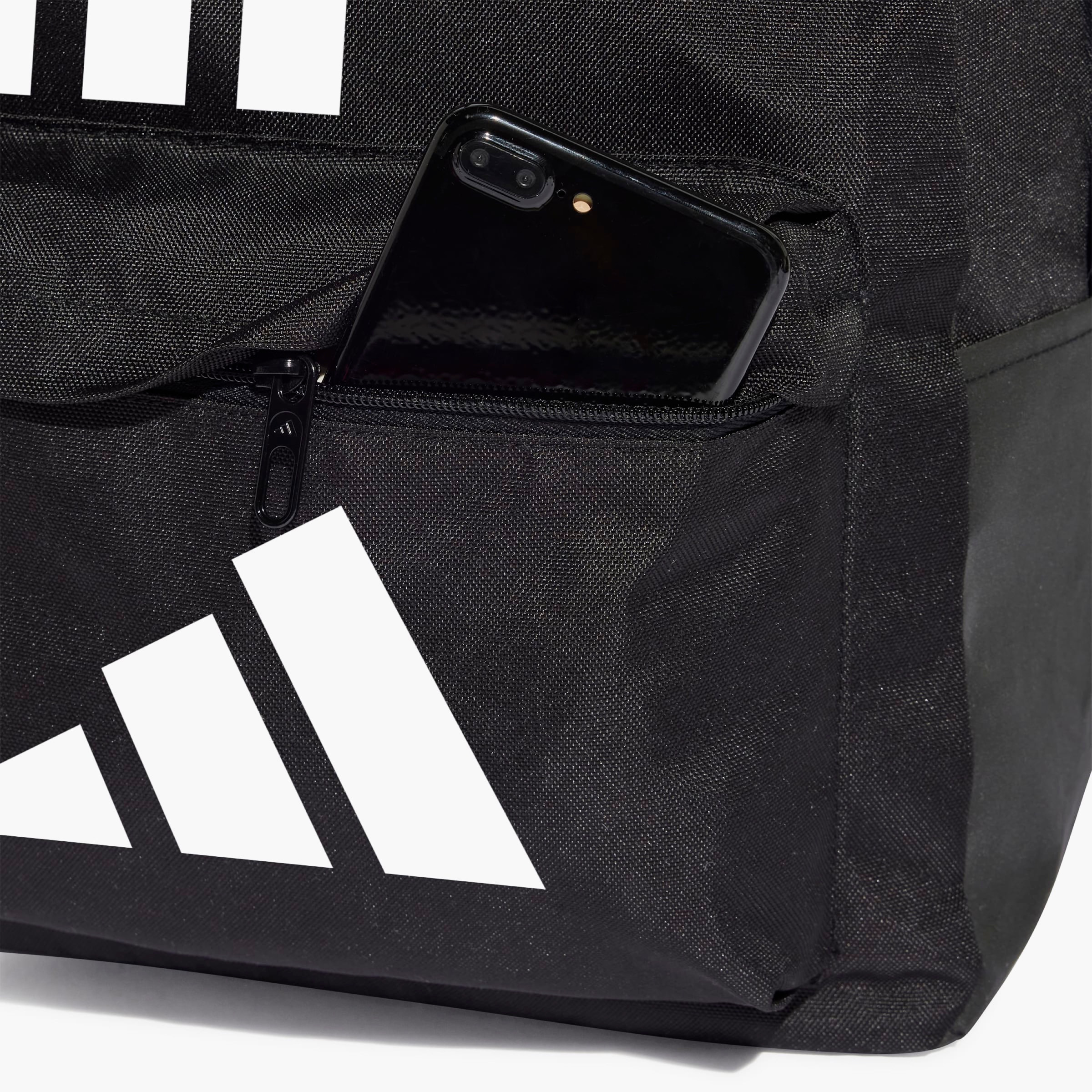 adidas Logo Print School Backpack with Adjustable Shoulder Straps - 15x31x44 cm-school-bagsandbackpacks-backpacks-image-4