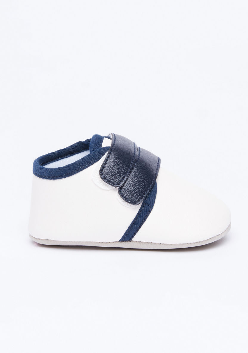 Juniors Slip-On Shoes with Hook and Loop Closure-Casual-image-1