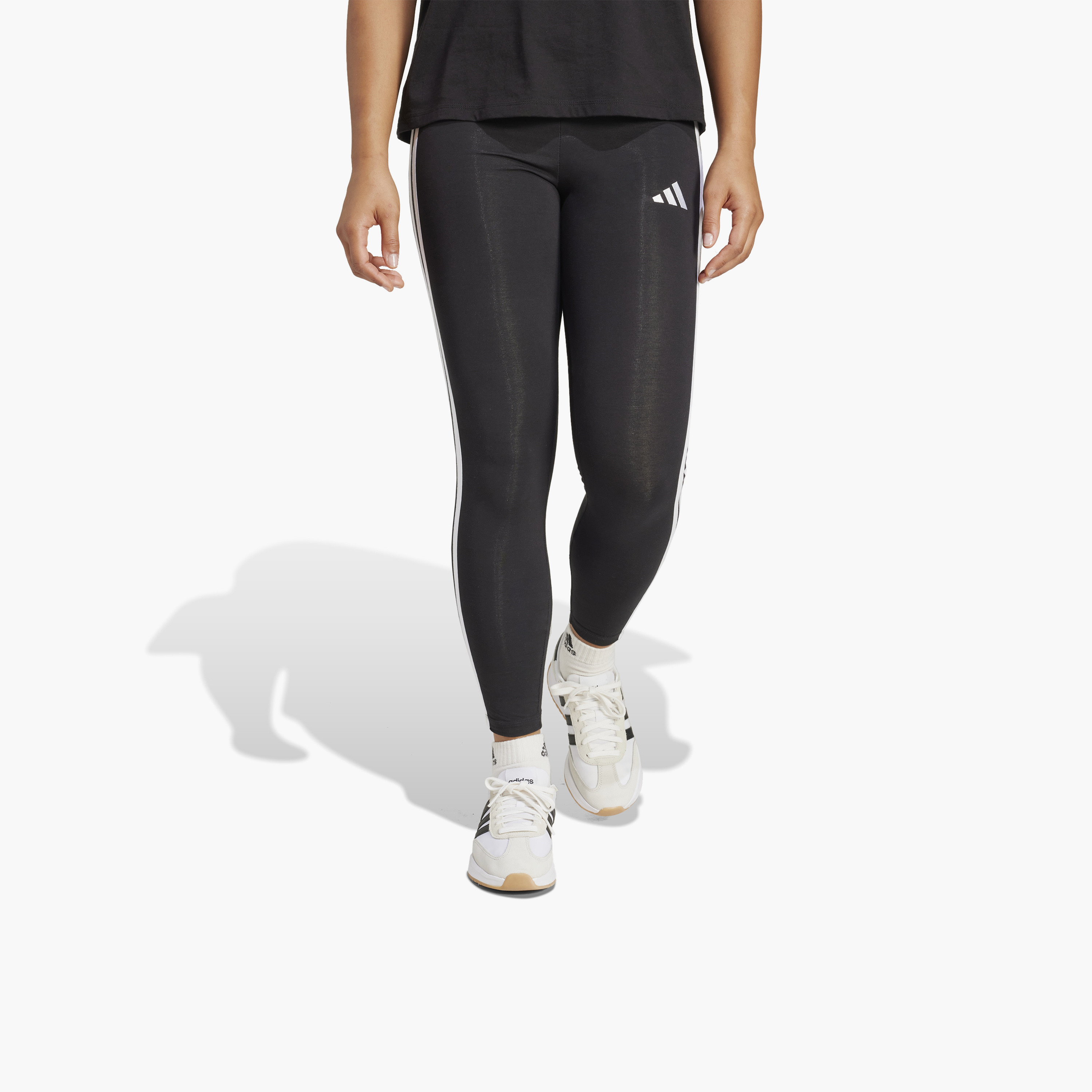 أديداس - فيزون رياضي أساسي بثلاثة خطوط - للنساء-women-clothing-bottoms-leggings-image-1
