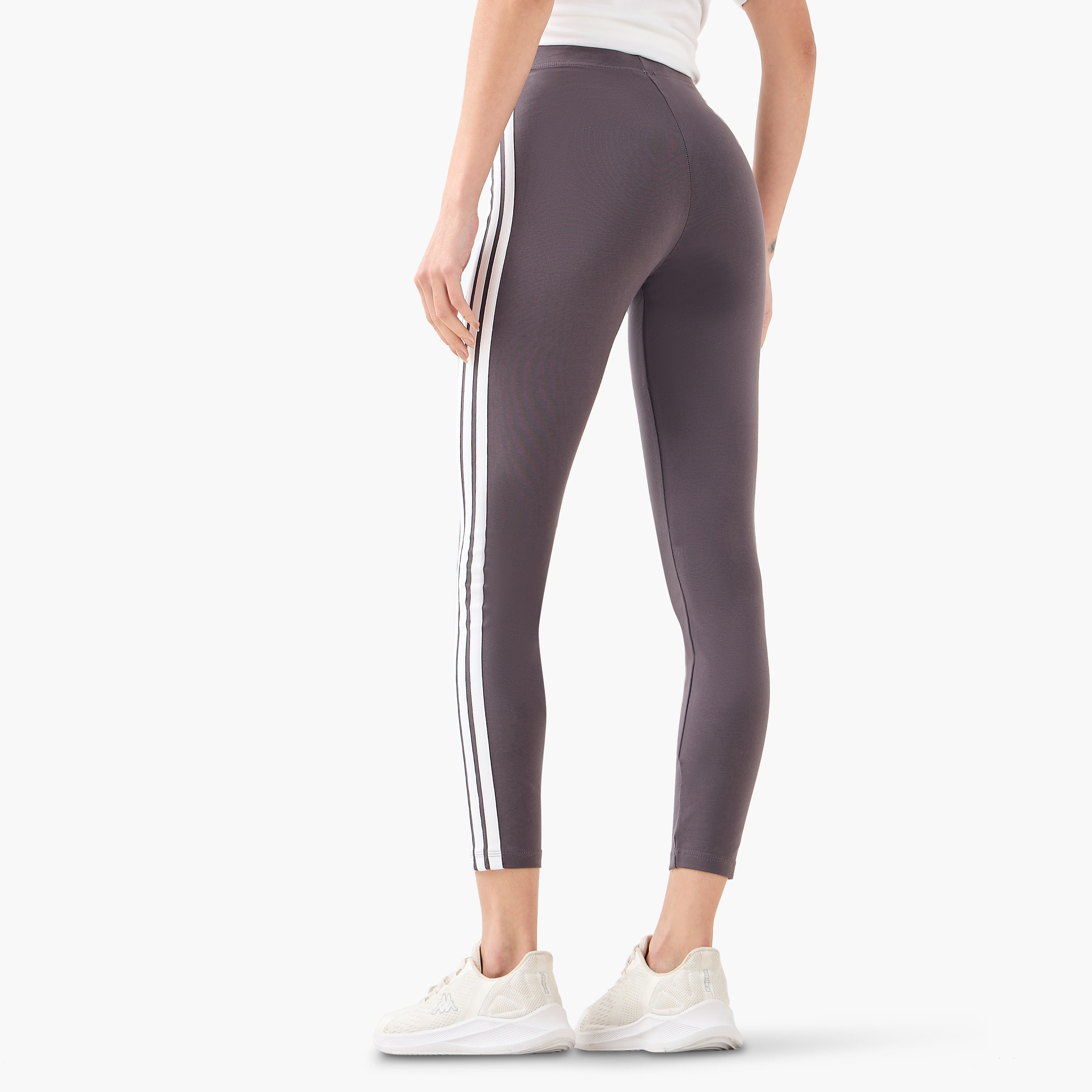 adidas Women's Essentials 3-Stripes Cotton Leggings W 3S SJ LEG | OE-women-clothing-bottoms-leggings-image-3