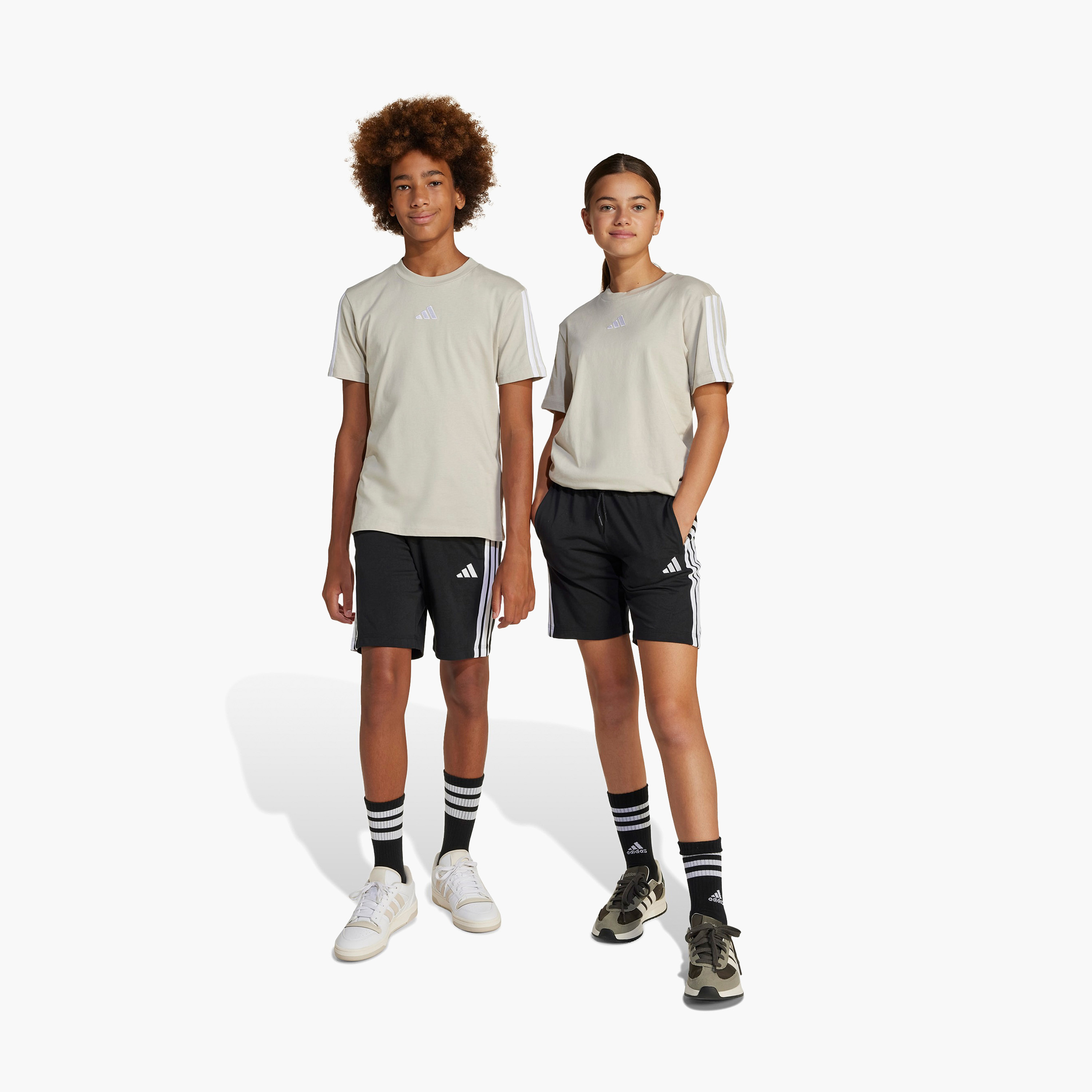 adidas Logo Print Shorts with Drawstring Closure-boys-clothing-bottoms-shorts-image-7