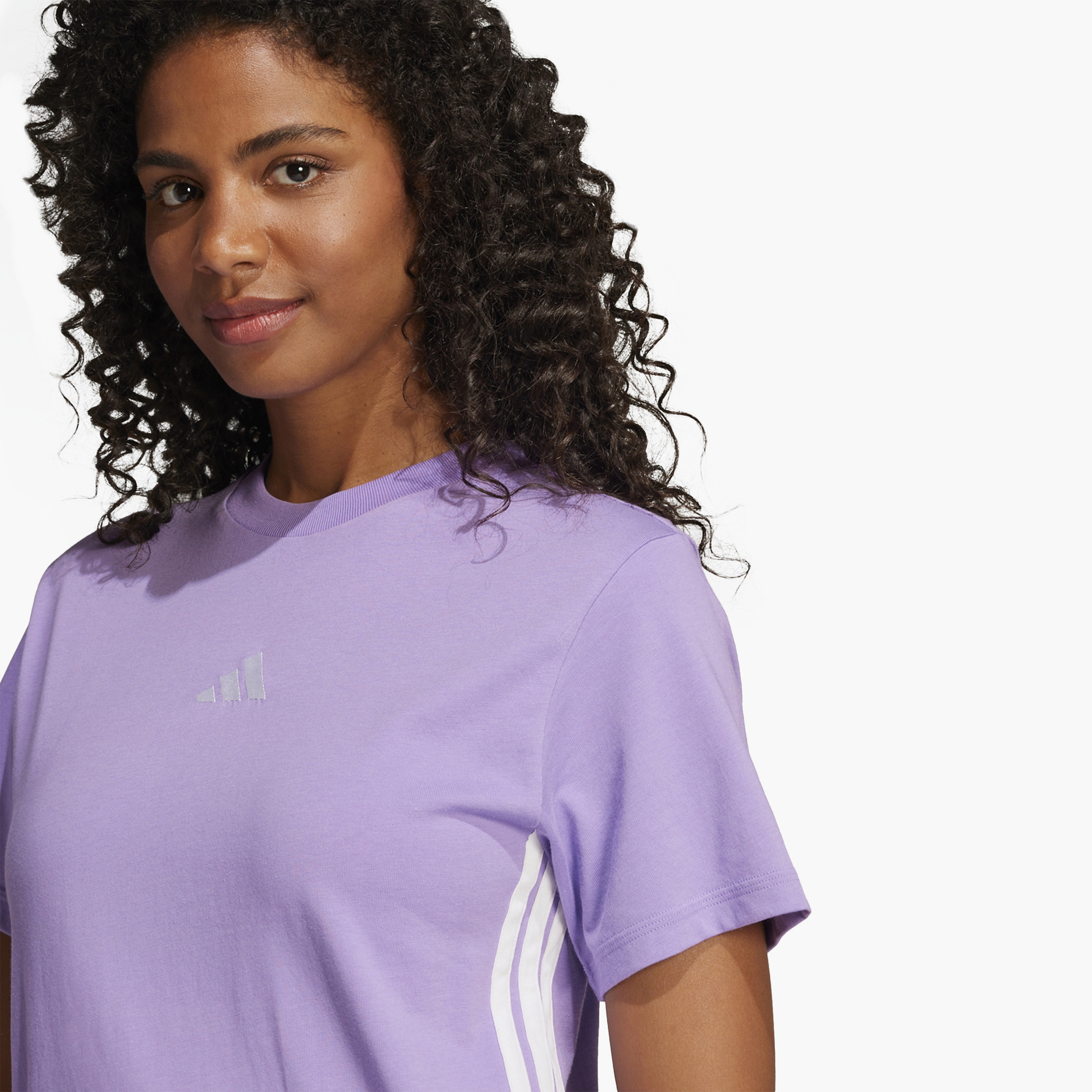 أديداس - تي شيرت رياضي أساسي بثلاثة خطوط - للنساء-sports-women-clothing-tshirtsandvests-image-19
