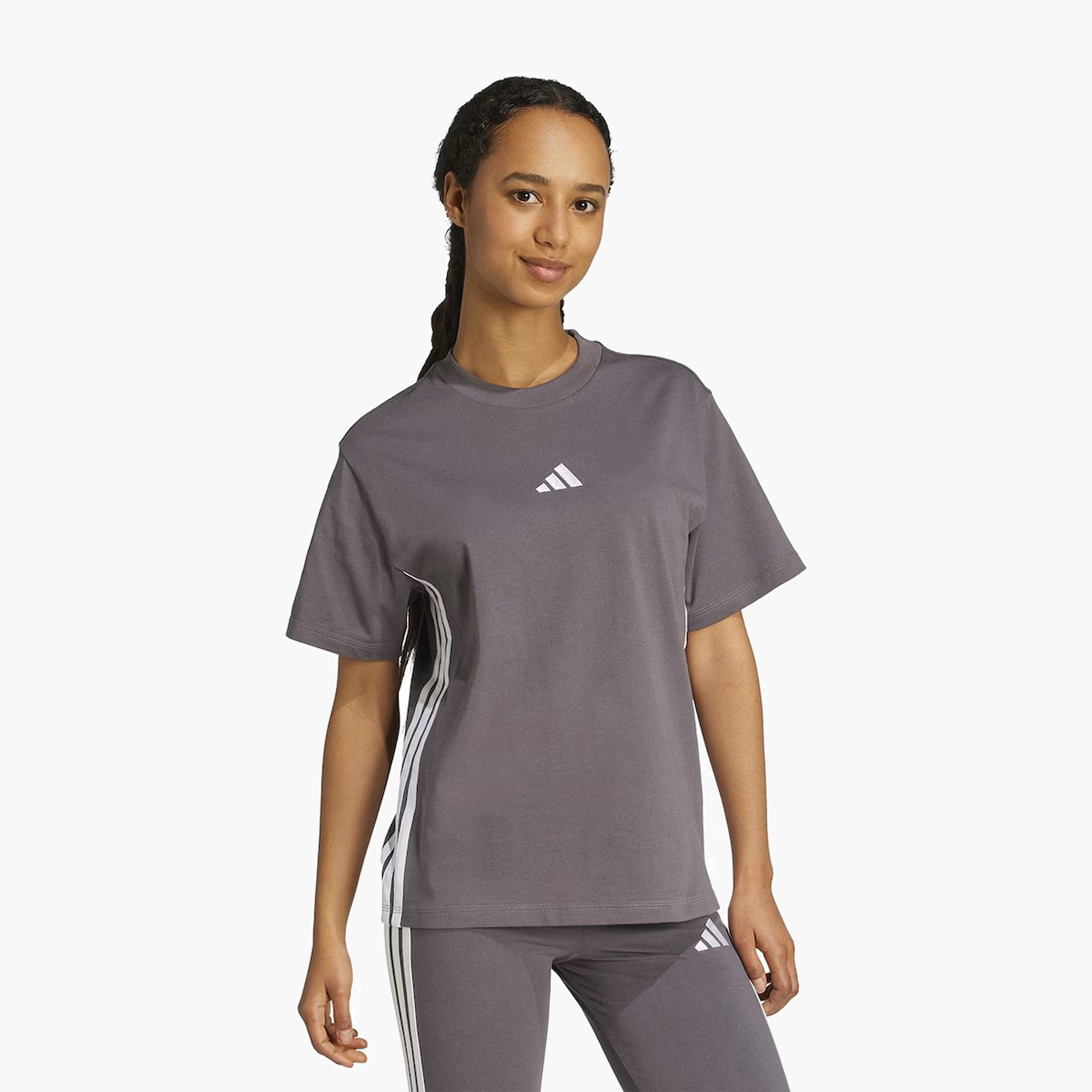 أديداس - تي شيرت رياضي أساسي بثلاثة خطوط - للنساء-sports-women-clothing-tshirtsandvests-image-21