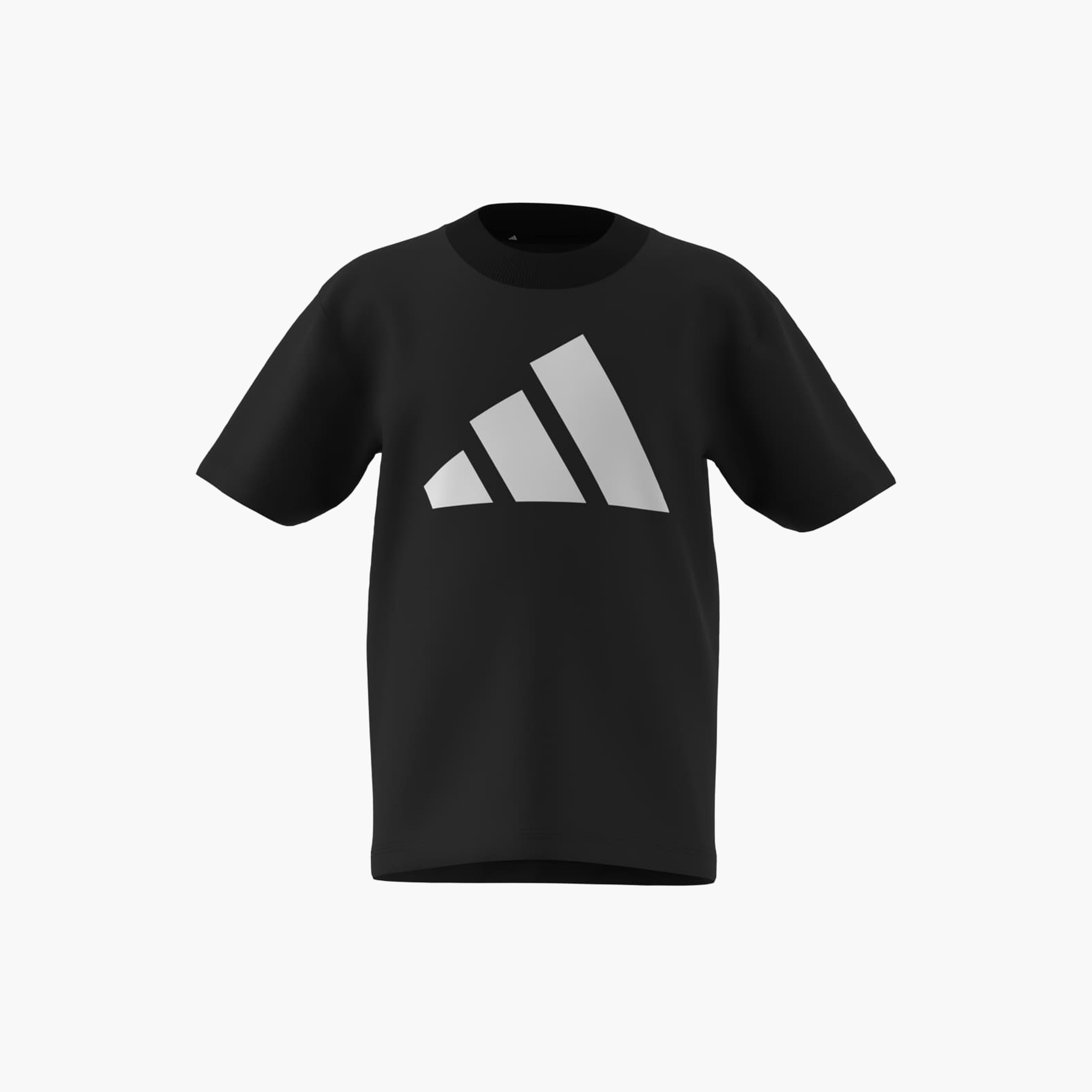adidas Crew Neck Short Sleeve T-shirt with Logo Print-boys-clothing-sportswear-tops-image-3