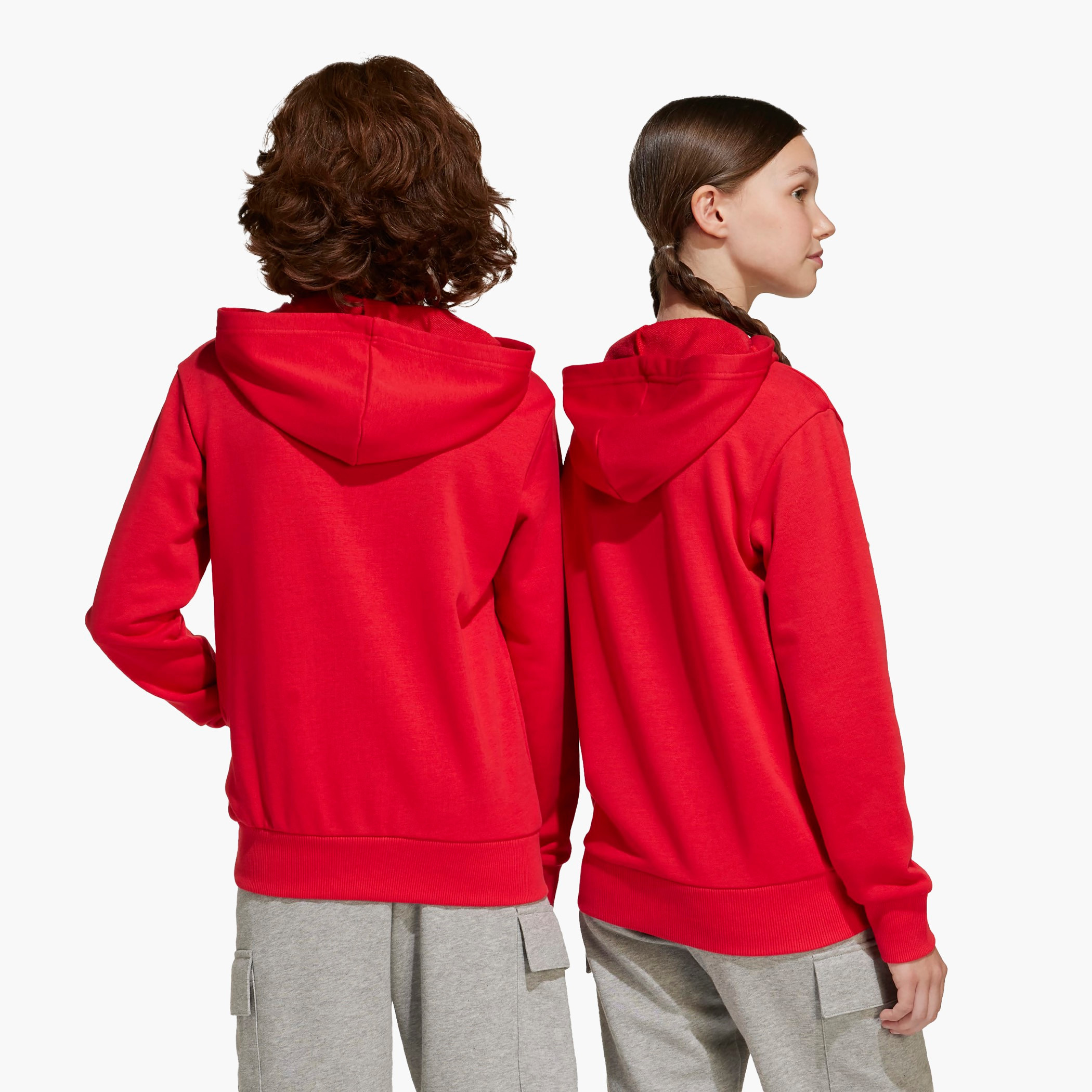 adidas Boys Hooded Sweatshirt with Kangaroo Pockets - Long Sleeves-boys-clothing-sweatshirts-image-7