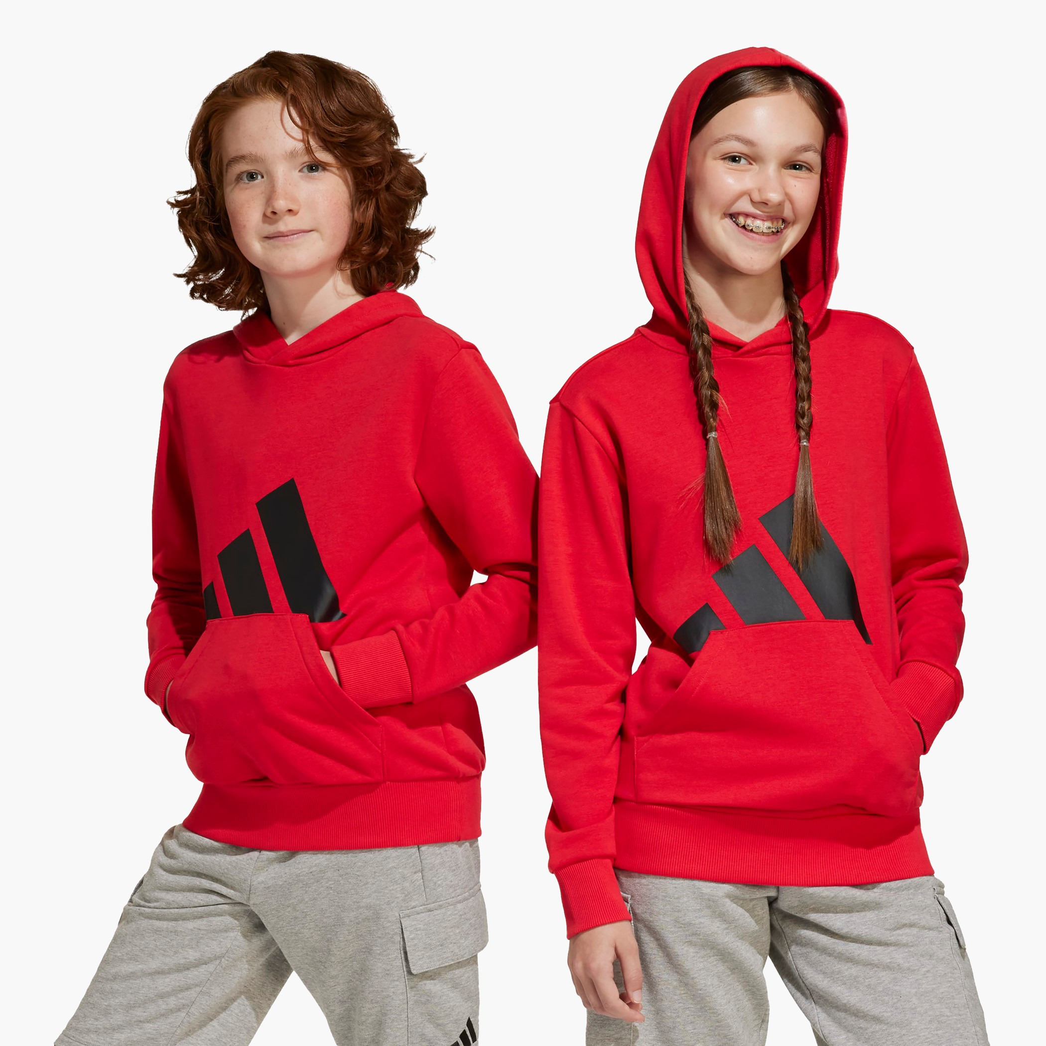 adidas Boys Hooded Sweatshirt with Kangaroo Pockets - Long Sleeves-boys-clothing-sweatshirts-image-8