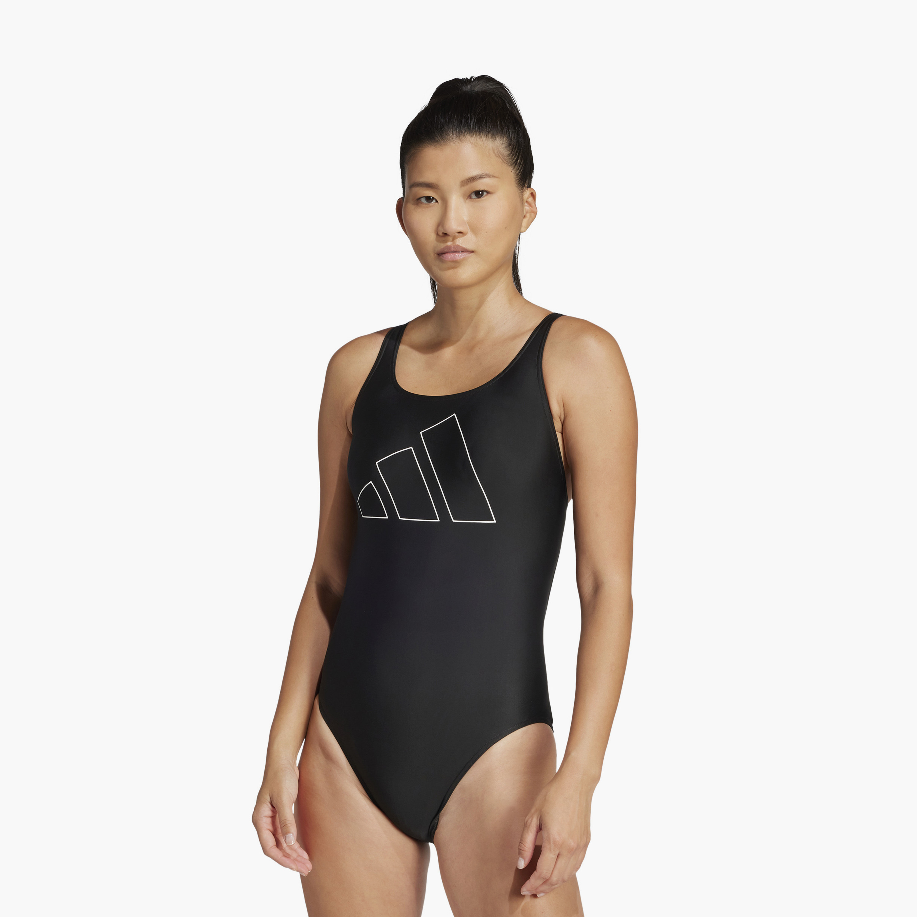 adidas Women's Big Bars X-Back Swimsuit JE1920 | OE-women-clothing-swimandbeach-swimsuits-image-1