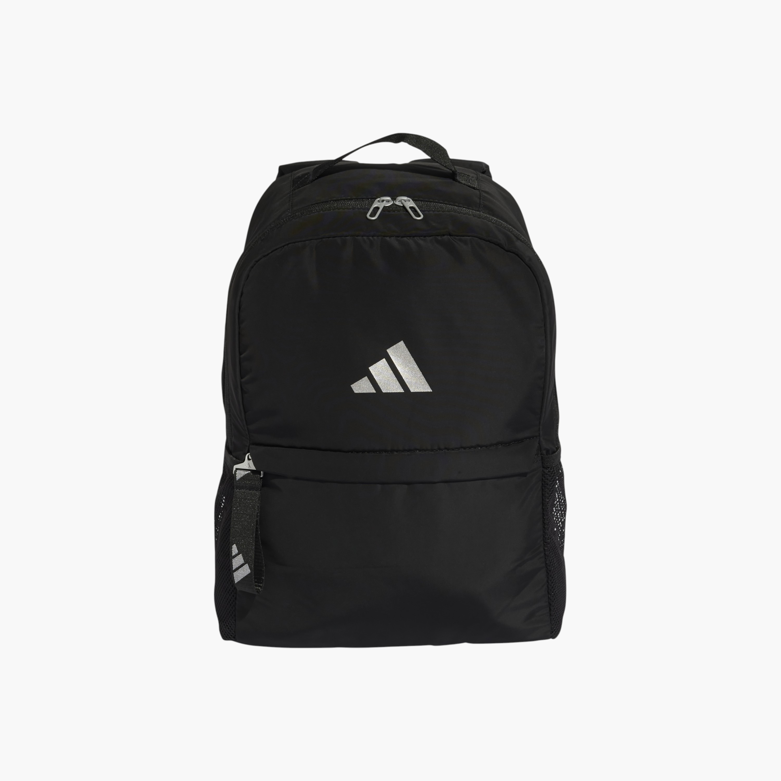 adidas Logo Print School Backpack with Adjustable Shoulder Straps and Zip Closure-school-bagsandbackpacks-backpacks-image-1