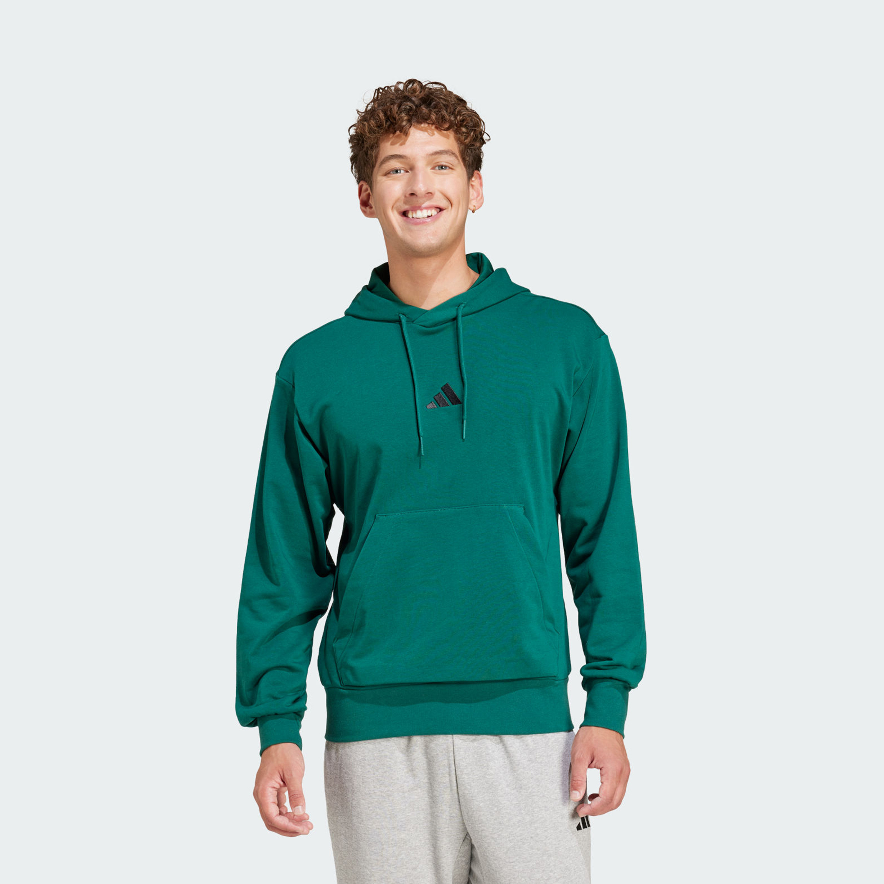 أديداس - هودي رجالي اسينشالز فيل كوزي تيري فرنسي | OE-men-winterwear-hoodiesandsweatshirts-image-1
