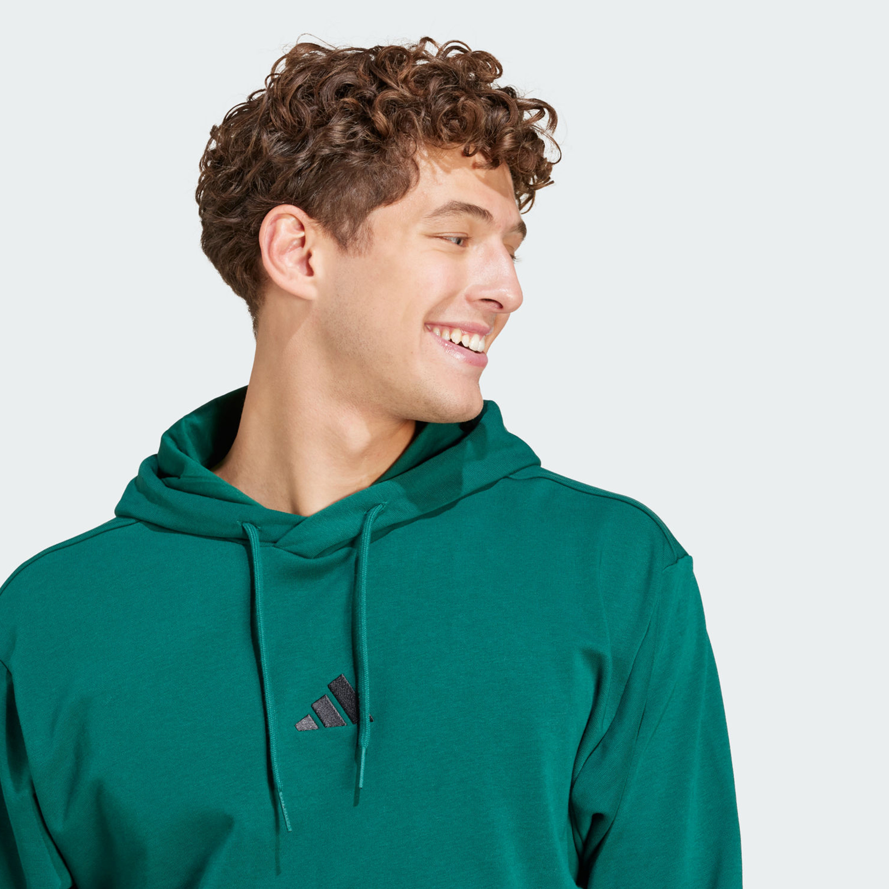 أديداس - هودي رجالي اسينشالز فيل كوزي تيري فرنسي | OE-men-winterwear-hoodiesandsweatshirts-image-4