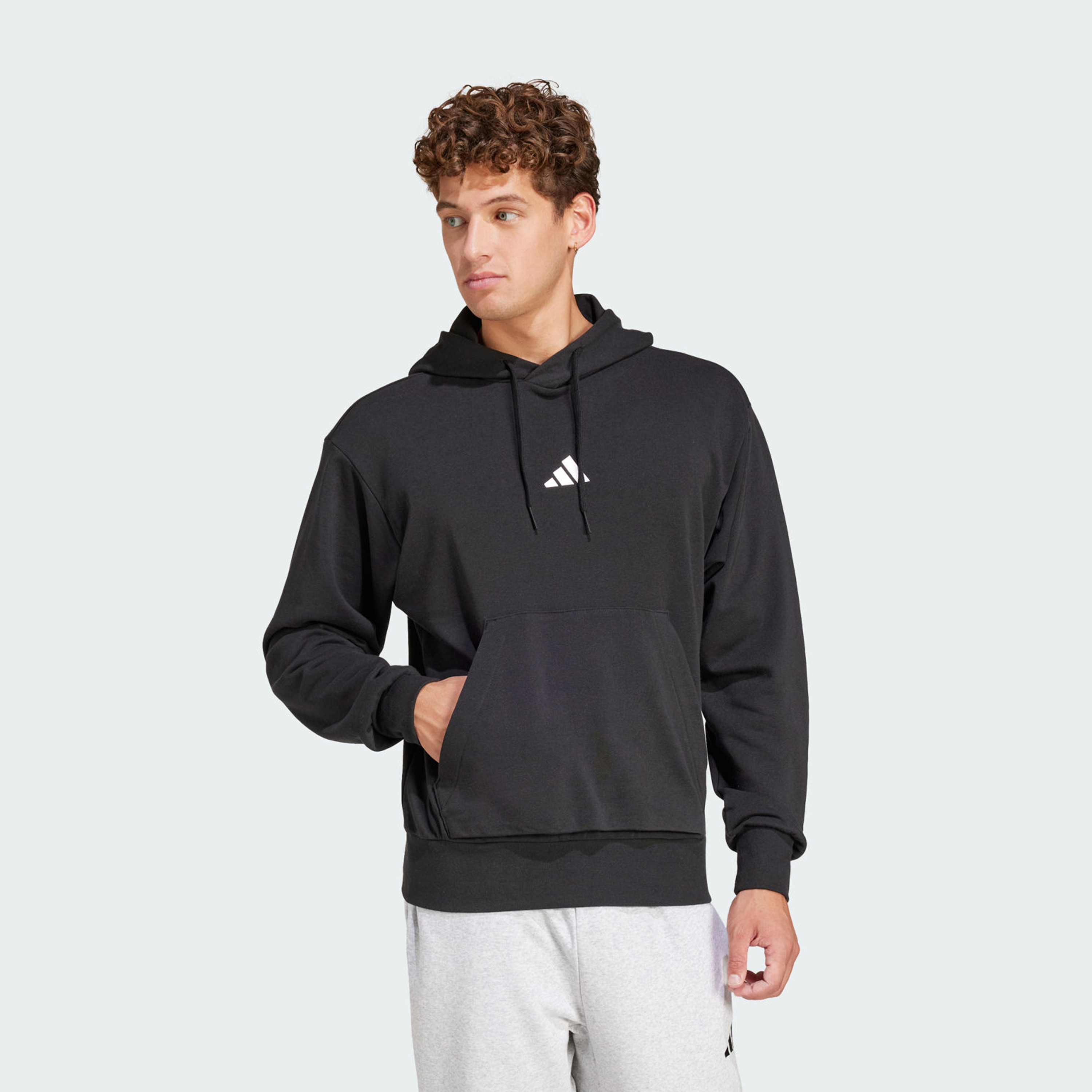 أديداس - هودي رجالي اسينشالز فيل كوزي تيري فرنسي | OE-men-winterwear-hoodiesandsweatshirts-image-7