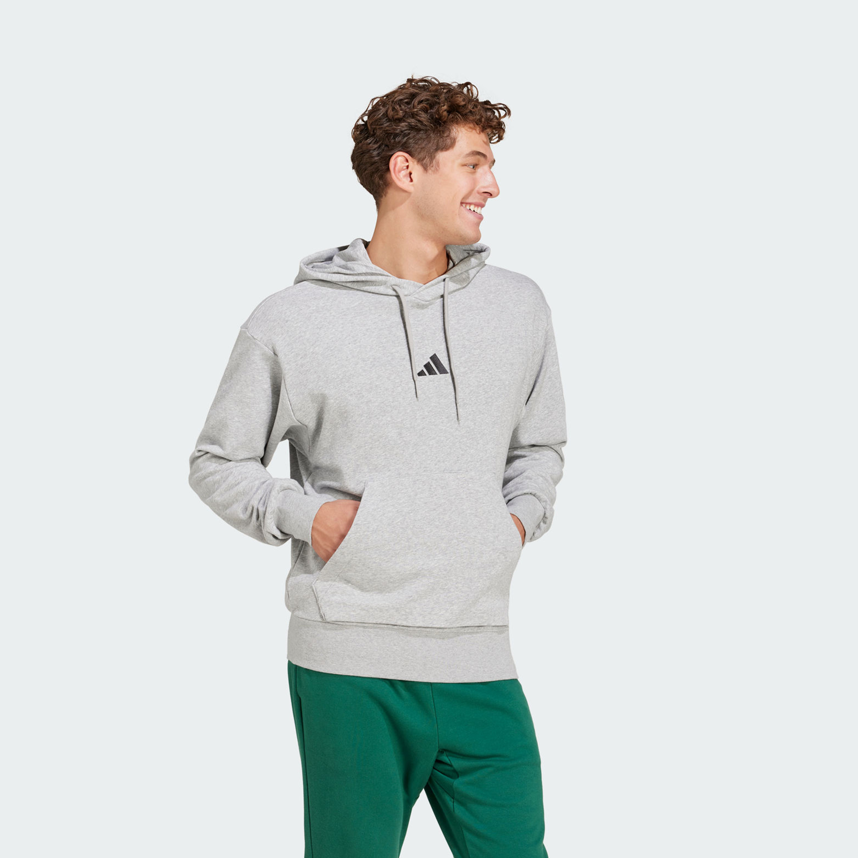 أديداس - هودي رجالي اسينشالز فيل كوزي تيري فرنسي | OE-men-winterwear-hoodiesandsweatshirts-image-14