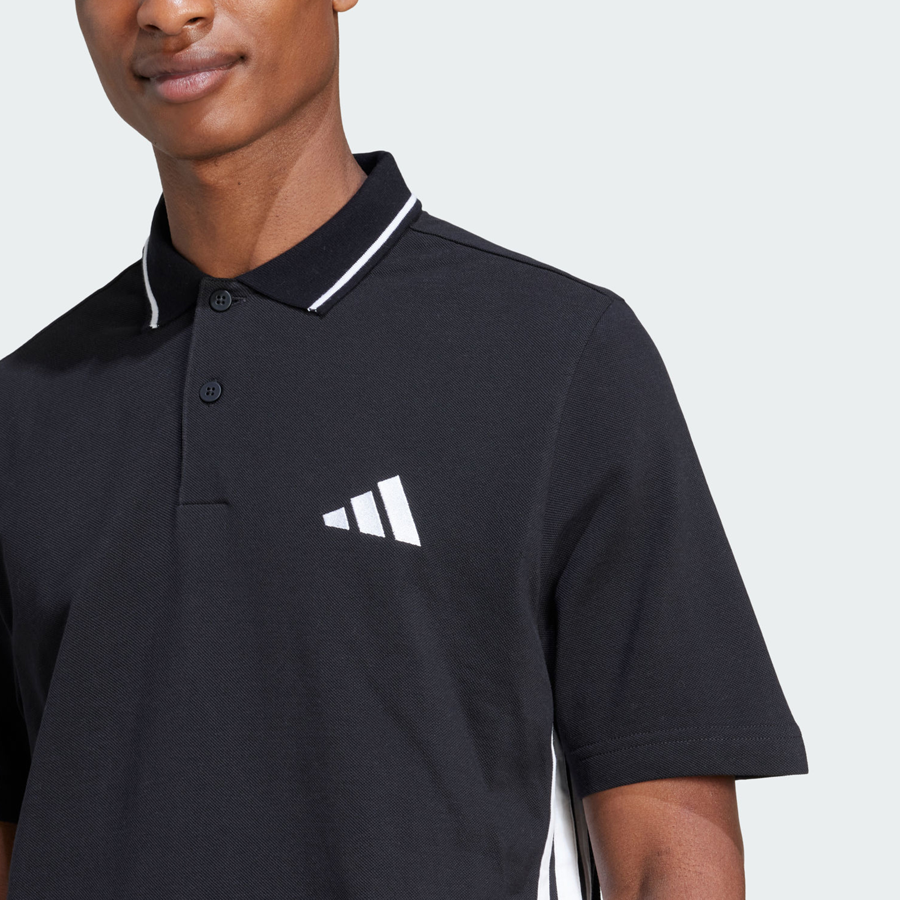قميص بيكيه بولو أديداس مينينز إسينشلز بثلاثة خطوط | OE-men-clothing-tshirtsandpolos-polos-image-5