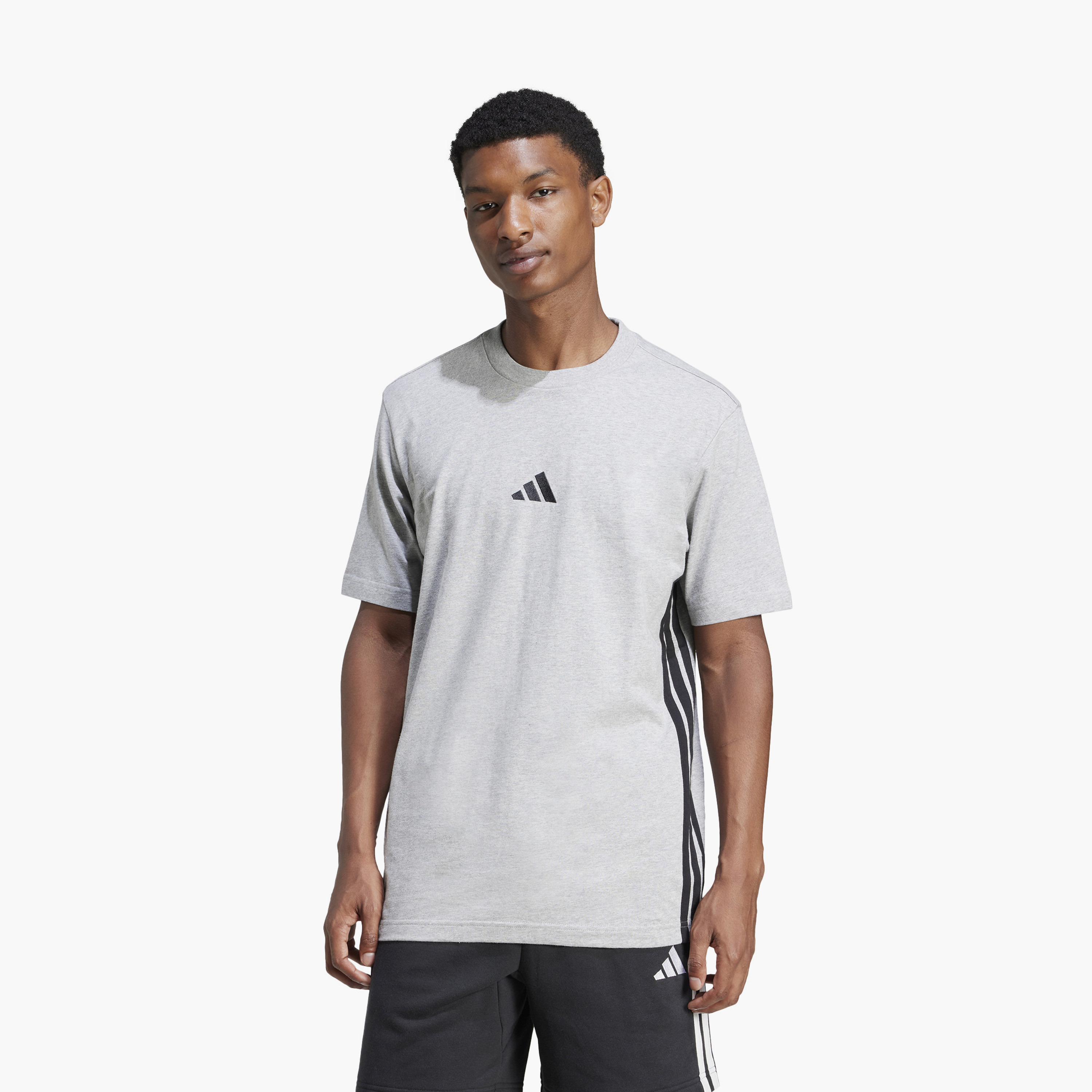 adidas Men's Essentials 3-Stripes Single Jersey T-Shirt M 3S SJ T | OE-men-clothing-sportswearandactivewear-tshirtsandpolos-image-1