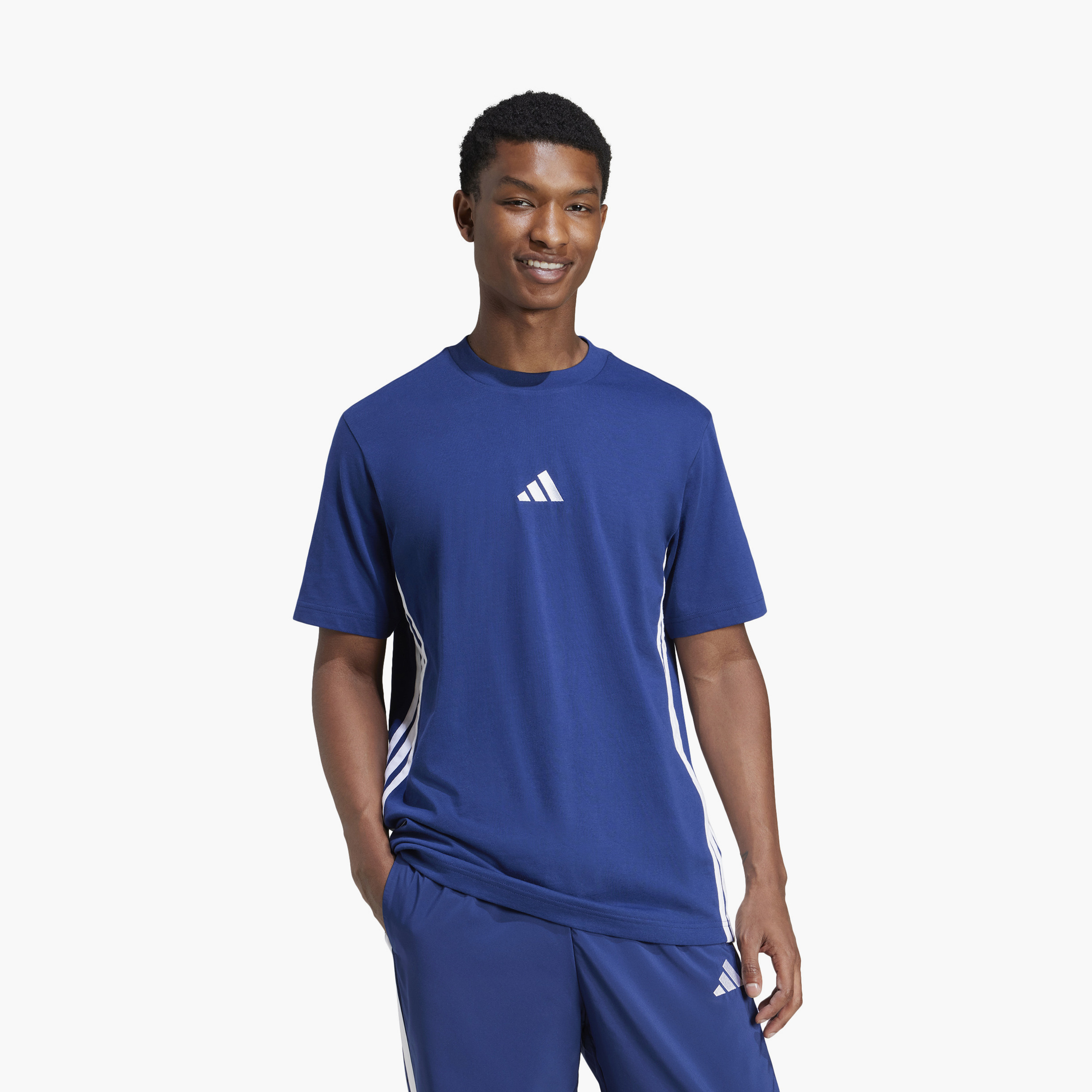adidas Men's Essentials 3-Stripes Single Jersey T-Shirt M 3S SJ T | OE-men-clothing-sportswearandactivewear-tshirtsandpolos-image-1