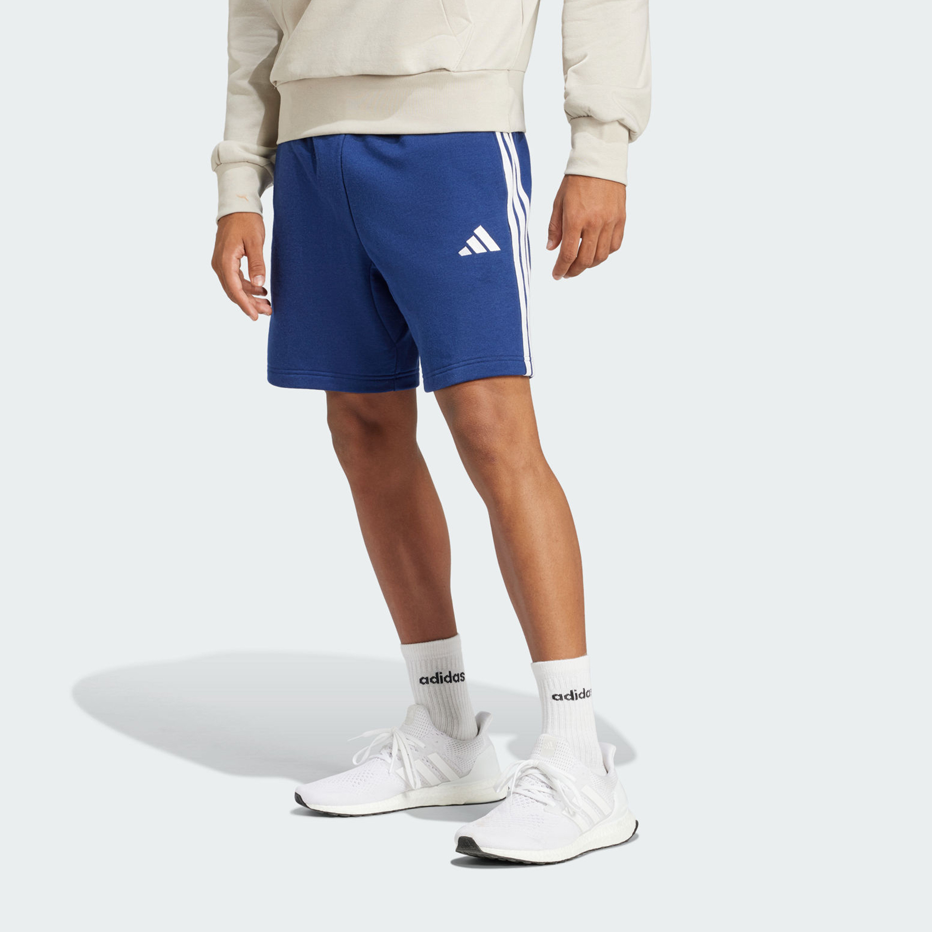أديداس - شورت رجالي إسينشالز بثلاثة خطوط تيري فرنسي | OE-men-clothing-bottoms-shorts-image-7