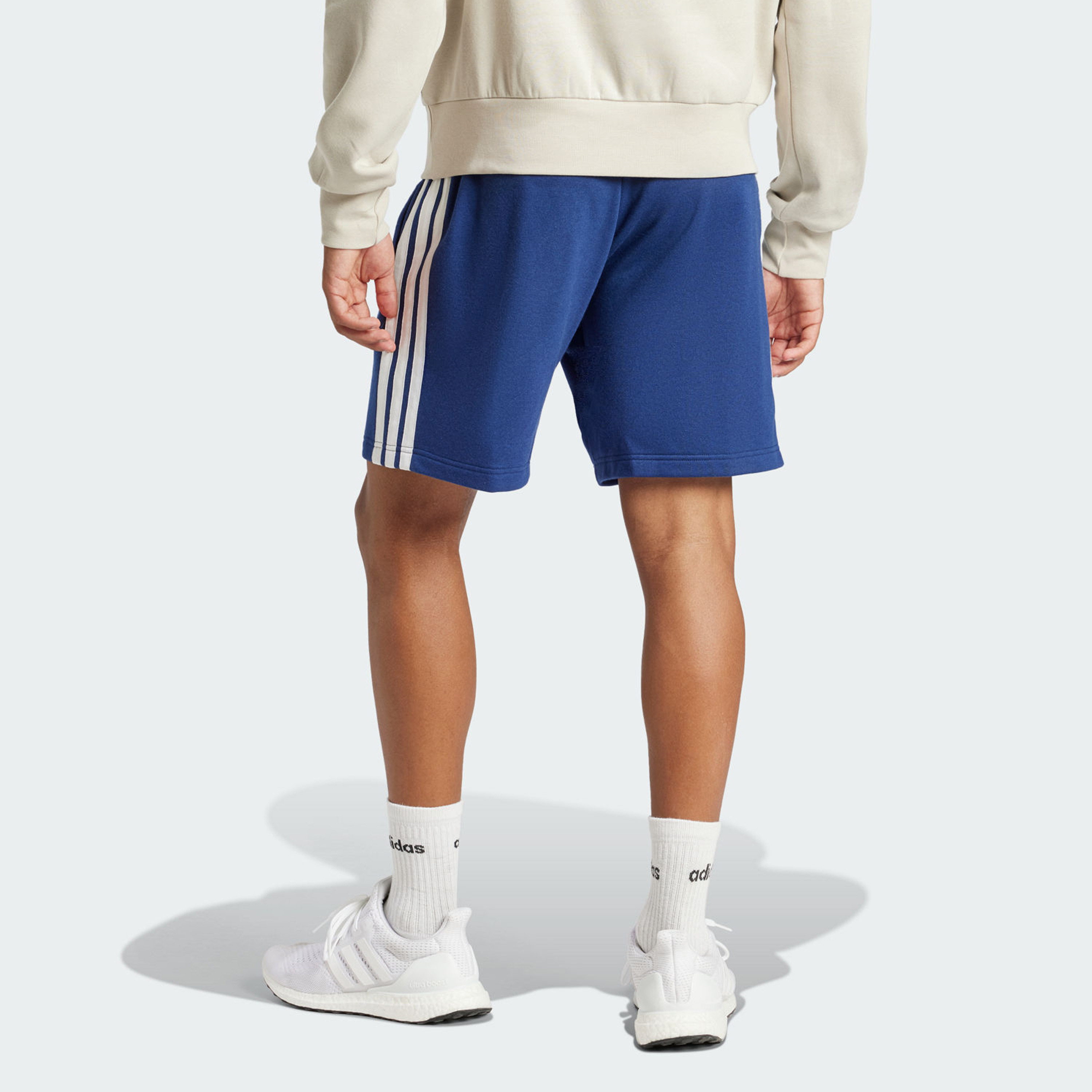 أديداس - شورت رجالي إسينشالز بثلاثة خطوط تيري فرنسي | OE-men-clothing-bottoms-shorts-image-9