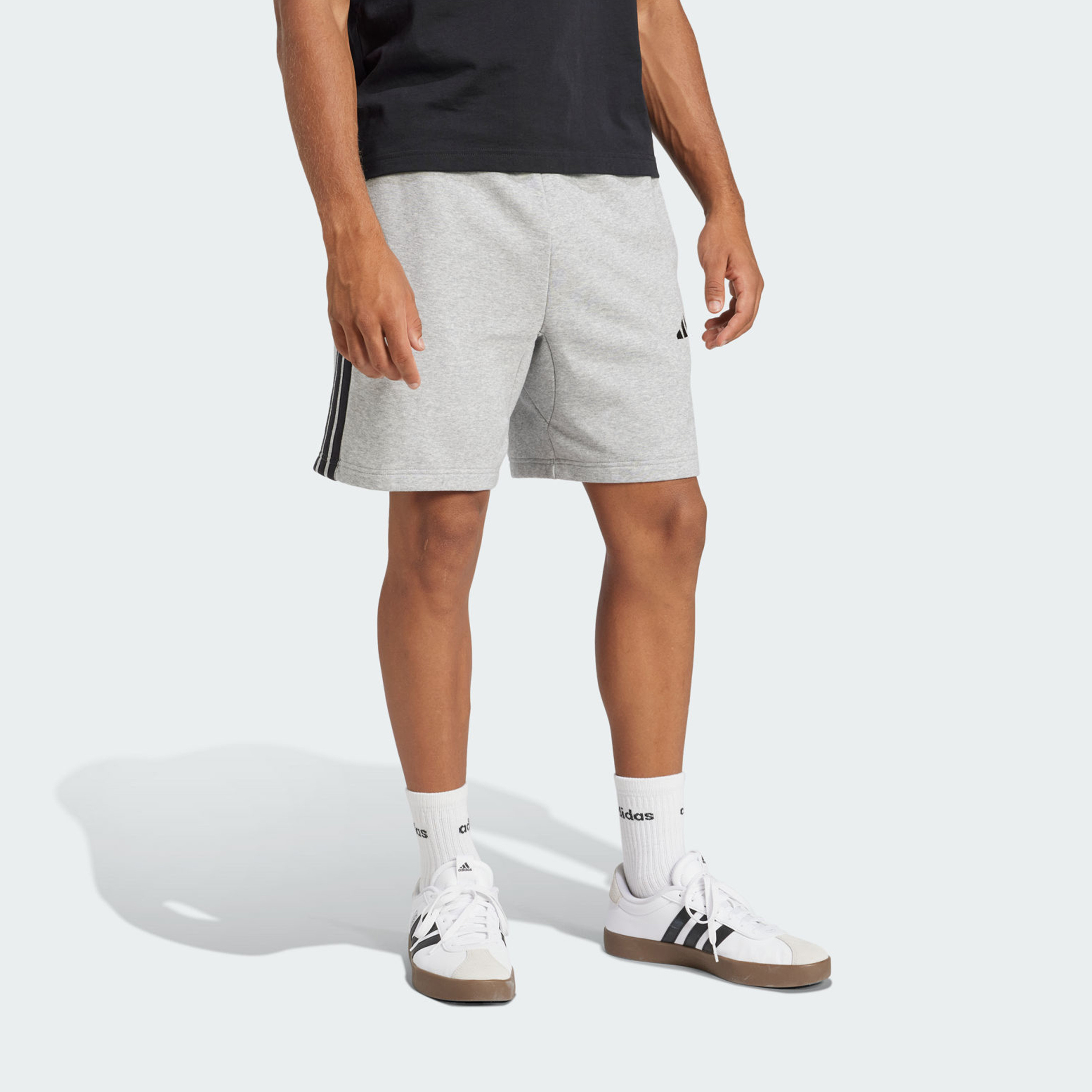 adidas Men's Essential 3-Stripes French Terry Shorts | OE-men-clothing-bottoms-shorts-image-2
