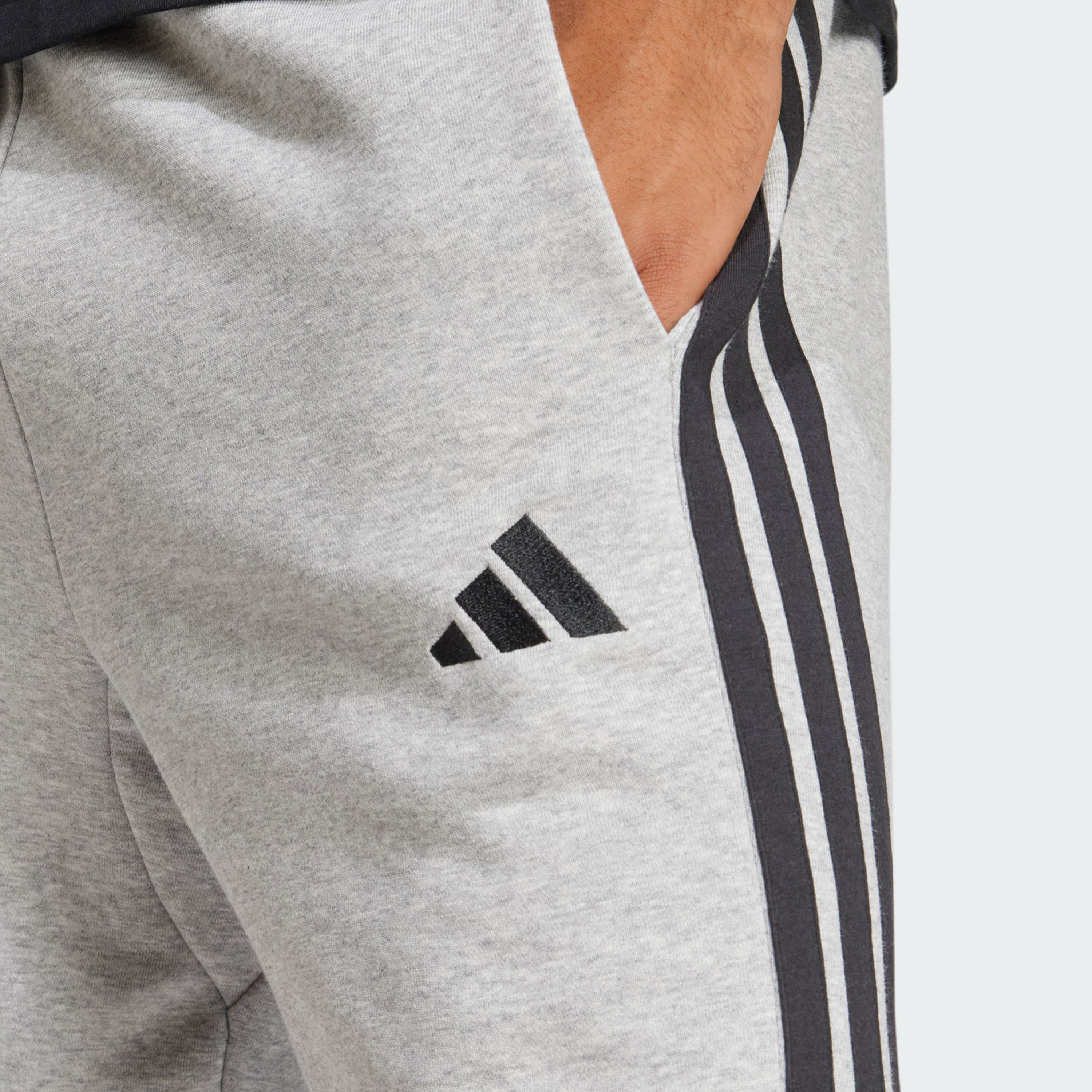 adidas Men's Essential 3-Stripes French Terry Shorts | OE-men-clothing-bottoms-shorts-image-5