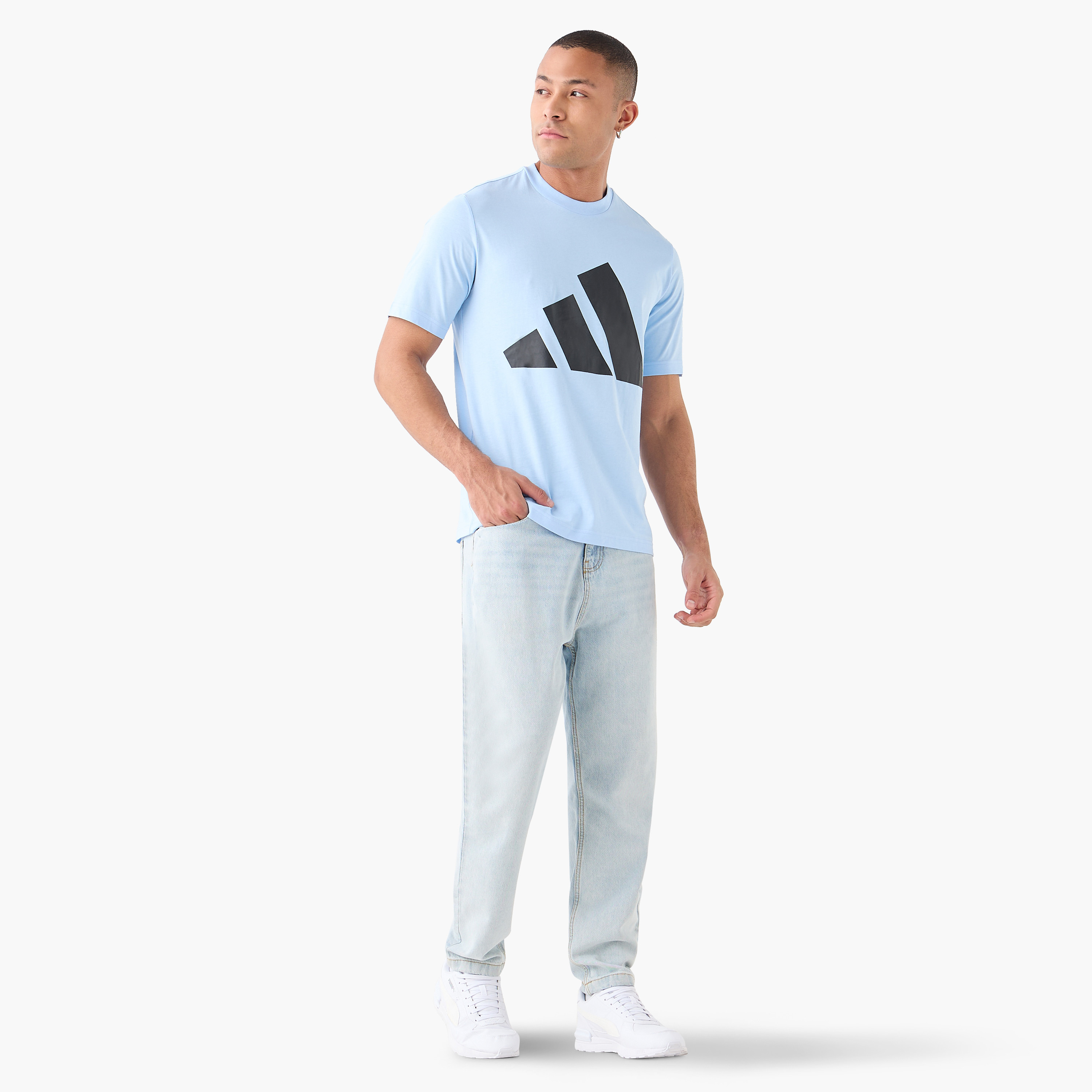 Adidas Men Essentials Single Jersey Big Logo T-Shirt | OE-men-clothing-sportswearandactivewear-tshirtsandpolos-image-2
