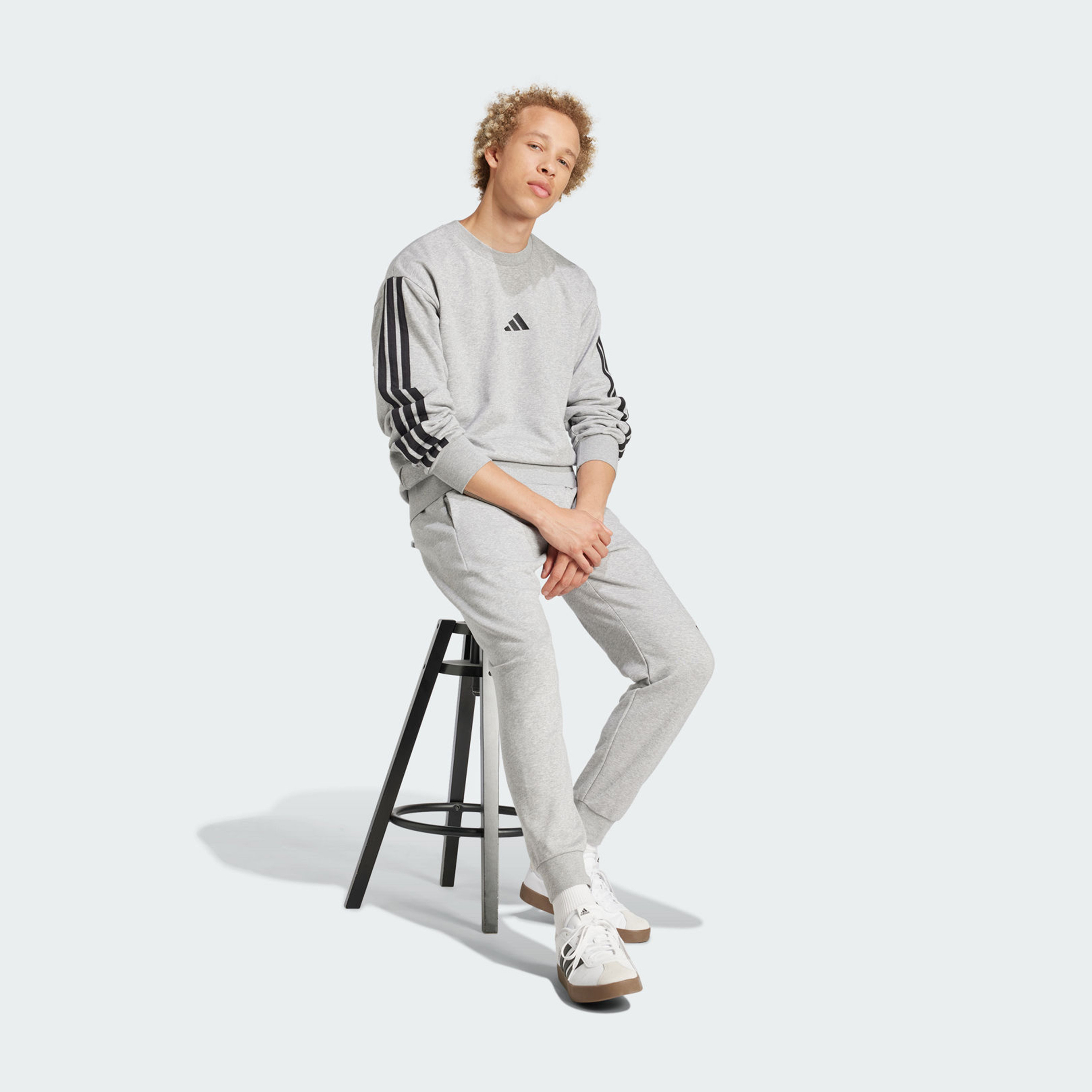 adidas Men's Essentials Big Logo French Terry Joggers JE8969 | OE-sports-men-clothing-bottoms-image-2