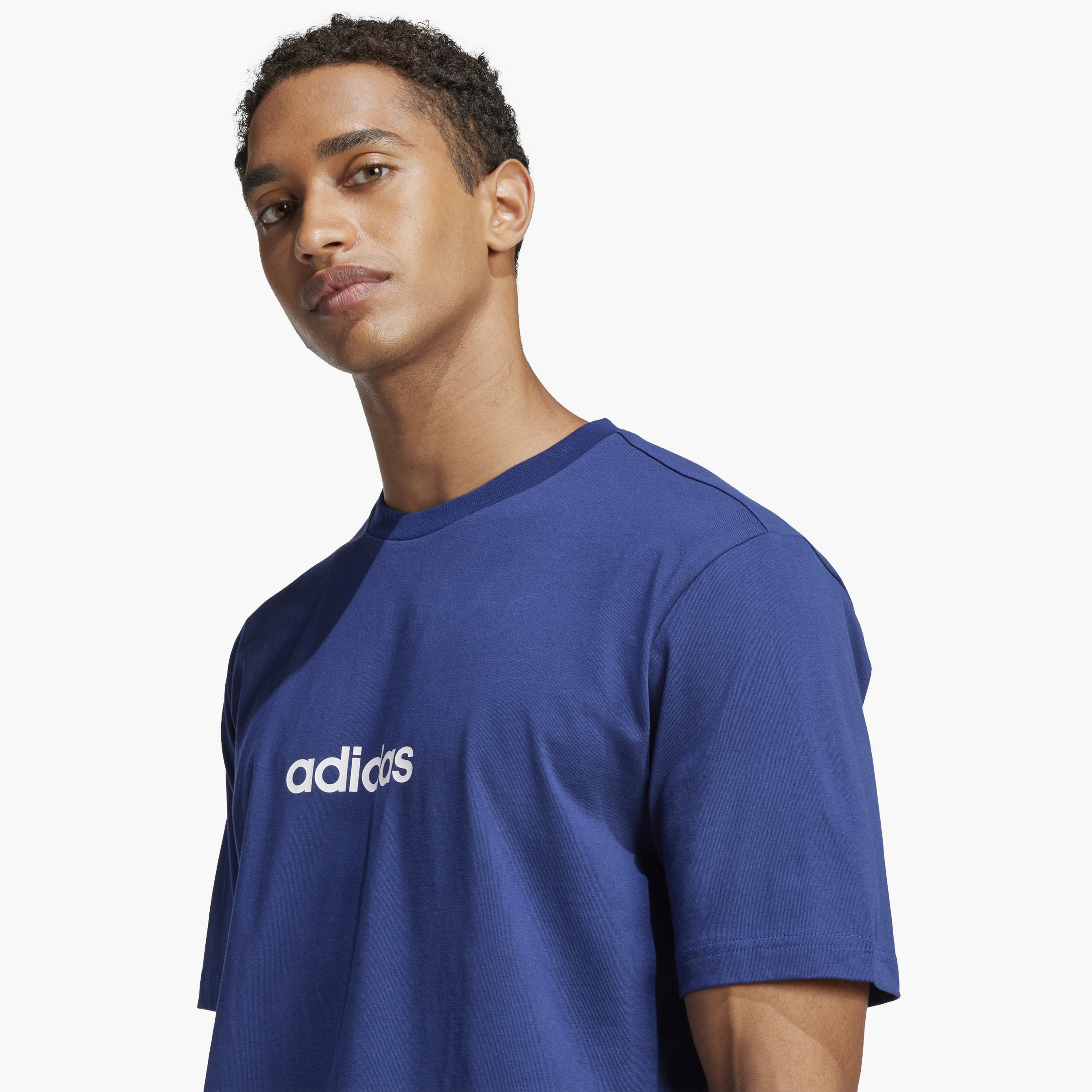 Adidas Men Essentials Single Jersey Linear Embroidered Logo T-Shirt | OE-men-clothing-sportswearandactivewear-tshirtsandpolos-image-5