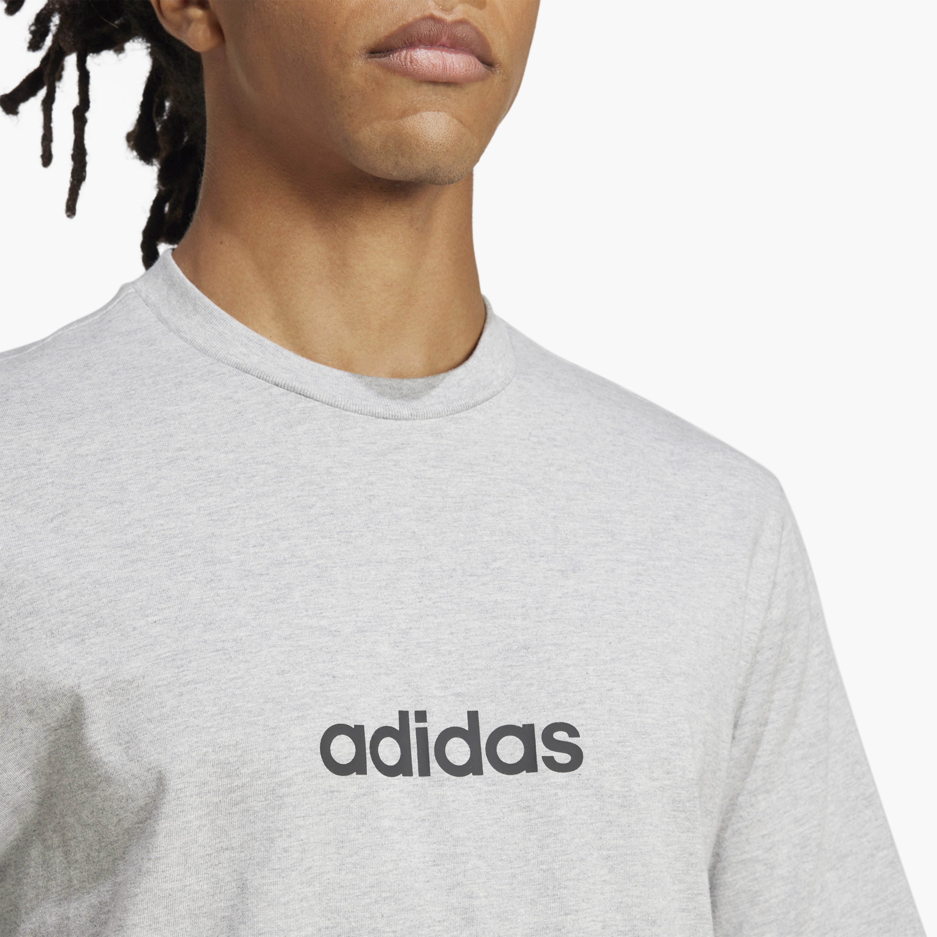 Adidas Men Essentials Single Jersey Linear Embroidered Logo T-Shirt | OE-men-clothing-sportswearandactivewear-tshirtsandpolos-image-4