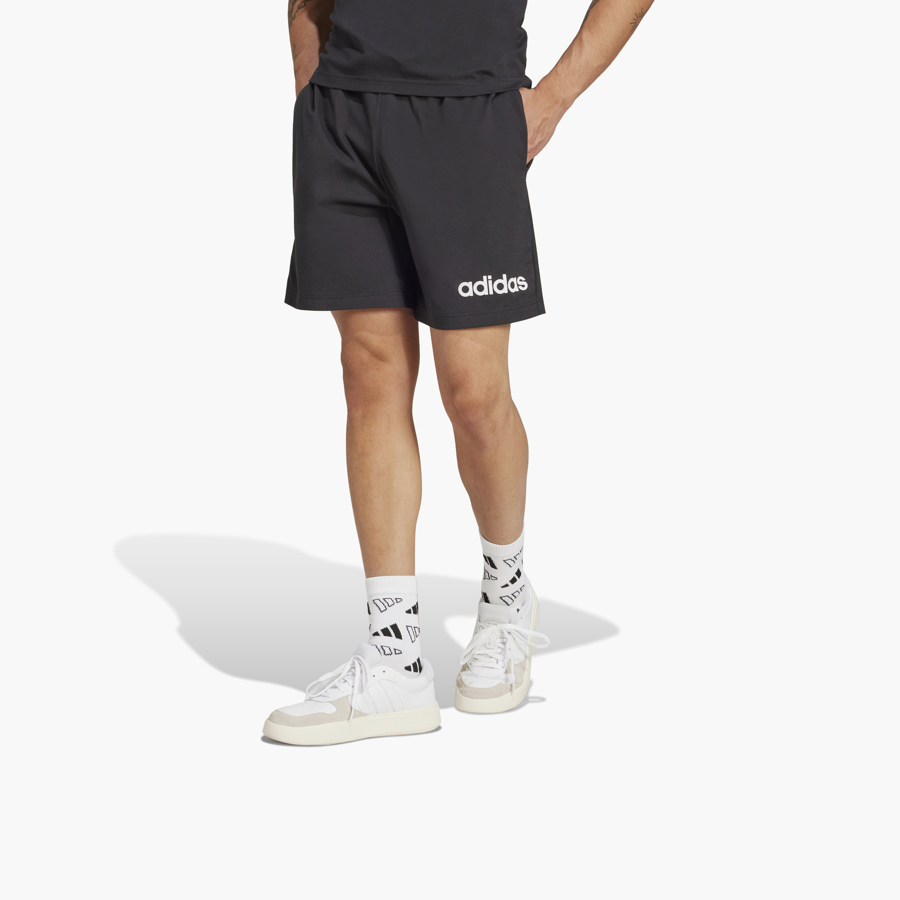 أديداس - تي شيرت أساسي طولي سينقال جيرسي - للرجال-men-clothing-bottoms-shorts-image-1