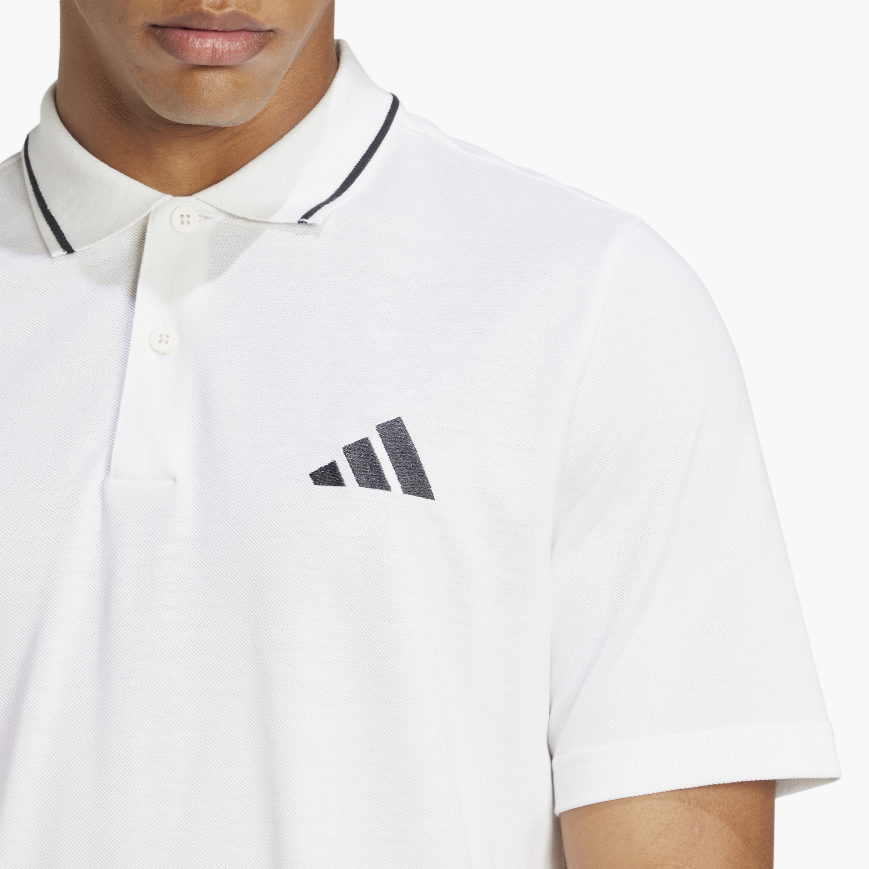 أديداس - تي شيرت أساسي - شعار صغير - بيكيه بولو - للرجال-men-clothing-tshirtsandpolos-polos-image-6